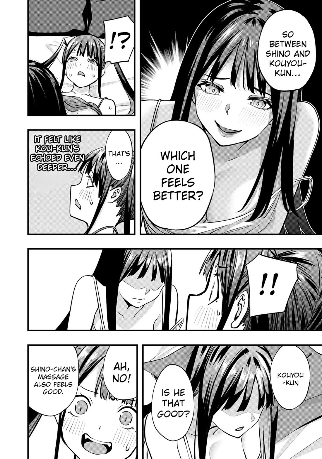 Sawaranaide Kotesashi-kun Chapter 67 page 16 - Chapter 67: She can't say no to Shino-chan!