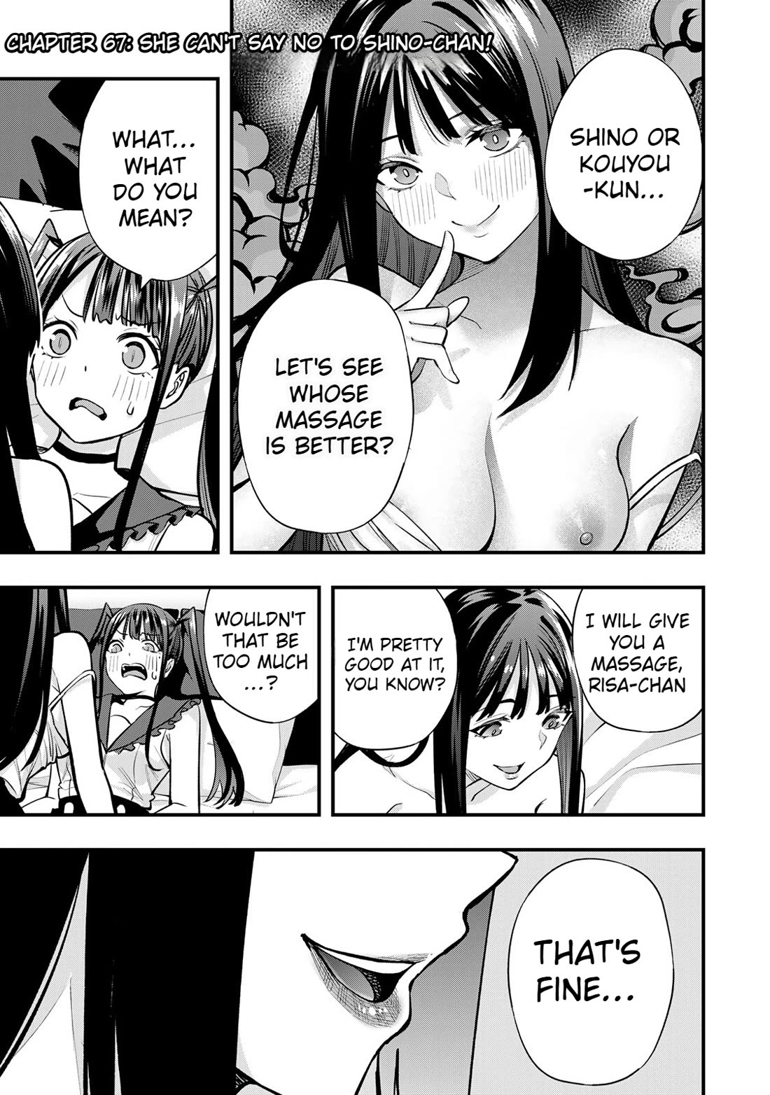 Sawaranaide Kotesashi-kun Chapter 67 page 3 - Chapter 67: She can't say no to Shino-chan!
