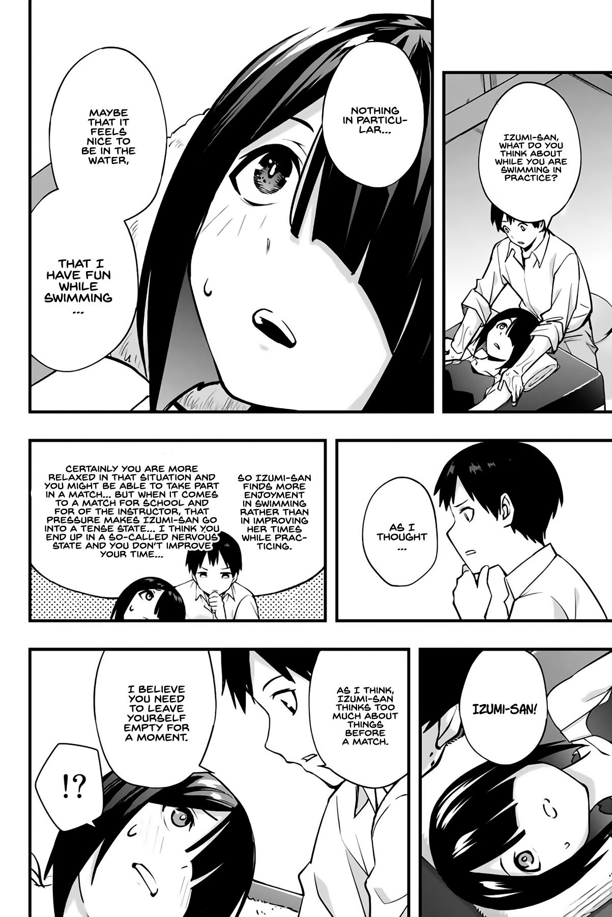 Sawaranaide Kotesashi-kun Chapter 7 page 15 - Chapter 7: Izumi-chan wants to quit swimming #2
