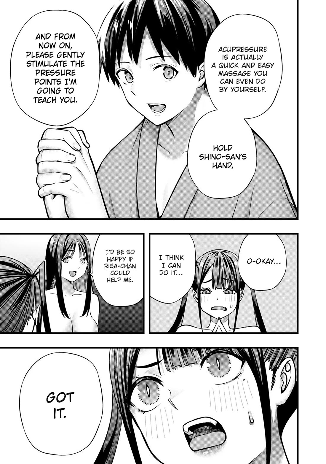 Sawaranaide Kotesashi-kun Chapter 76 page 9 - Chapter 76: Shino-chan doesn't need a massage (3)