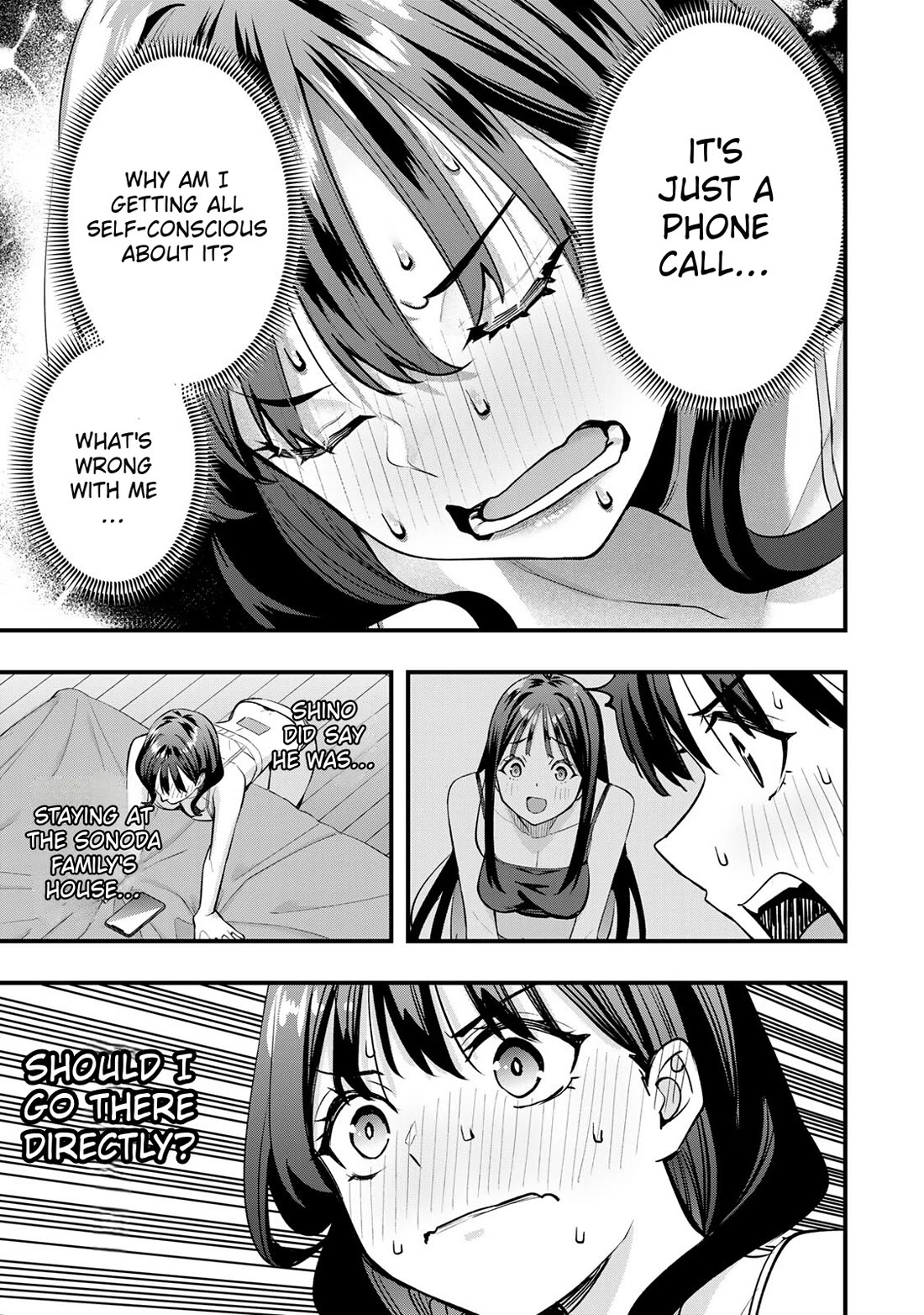 Sawaranaide Kotesashi-kun Chapter 79 page 19 - Chapter 79: Shino-chan and Yayoi-chan make up