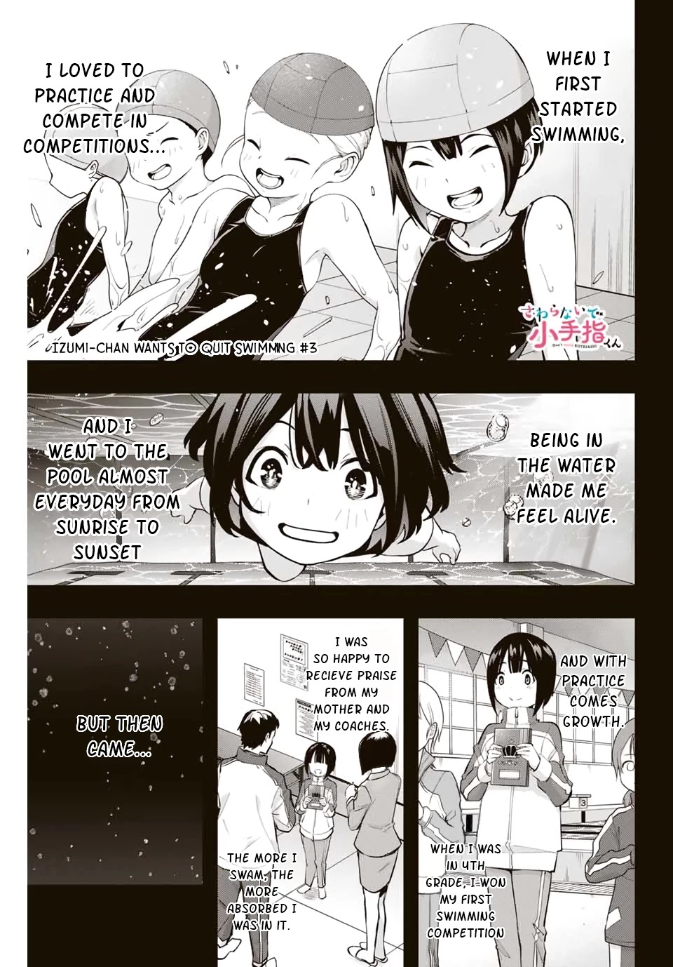 Sawaranaide Kotesashi-kun Chapter 8 page 1 - Chapter 8: Izumi-Chan Wants to Quit Swimming (3)