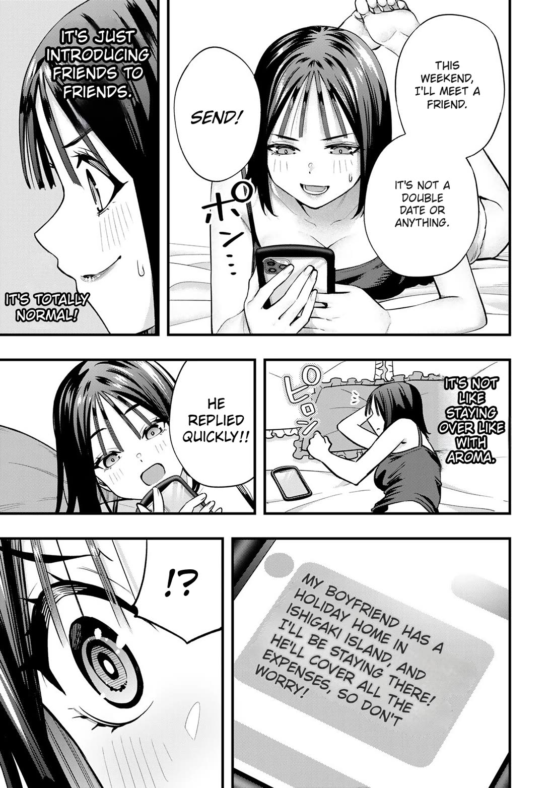 Sawaranaide Kotesashi-kun Chapter 92 page 19 - Chapter 92: Aoba-chan and Kouyou-kun double date (1)