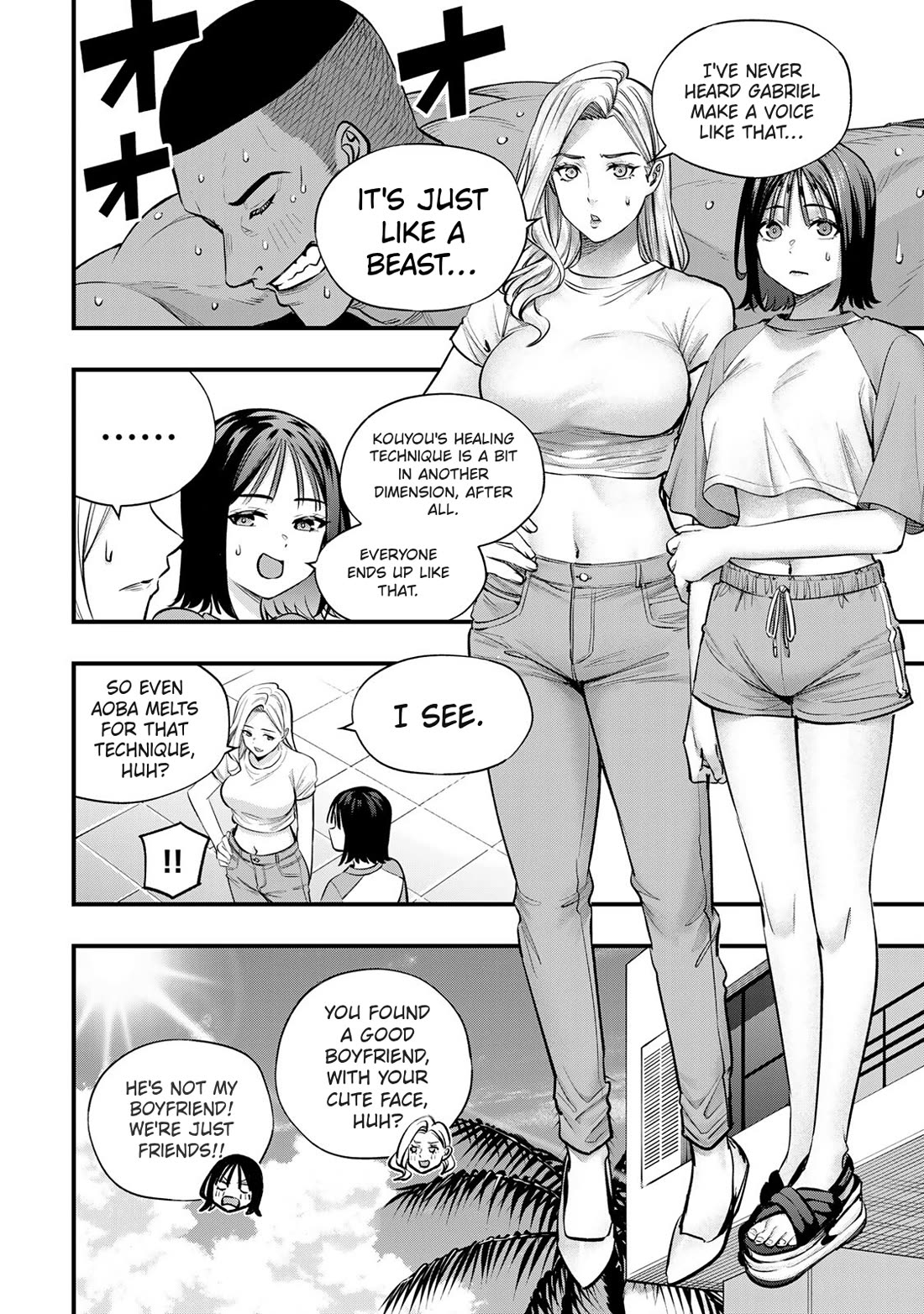Sawaranaide Kotesashi-kun Chapter 93 page 8 - Chapter 93: Aoba-chan and Kouyou-kun's double date (2)