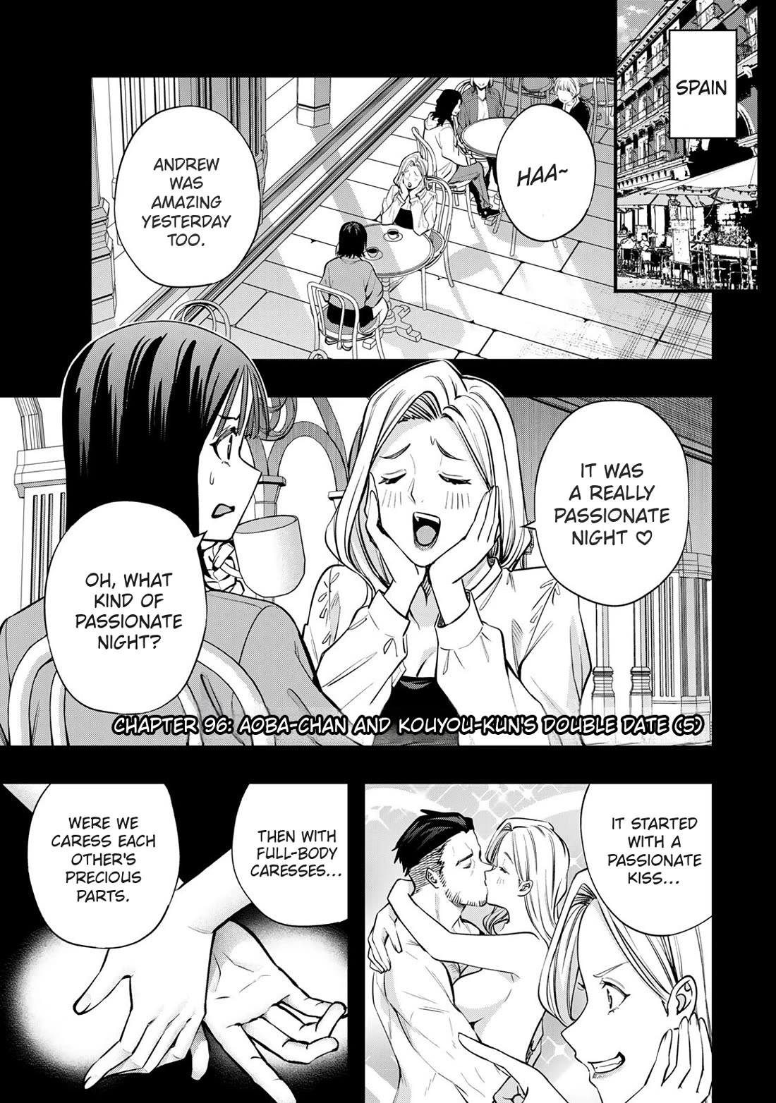 Sawaranaide Kotesashi-kun Chapter 96 page 3 - Chapter 96: Aoba-chan and Kouyou-kun's double date (5)