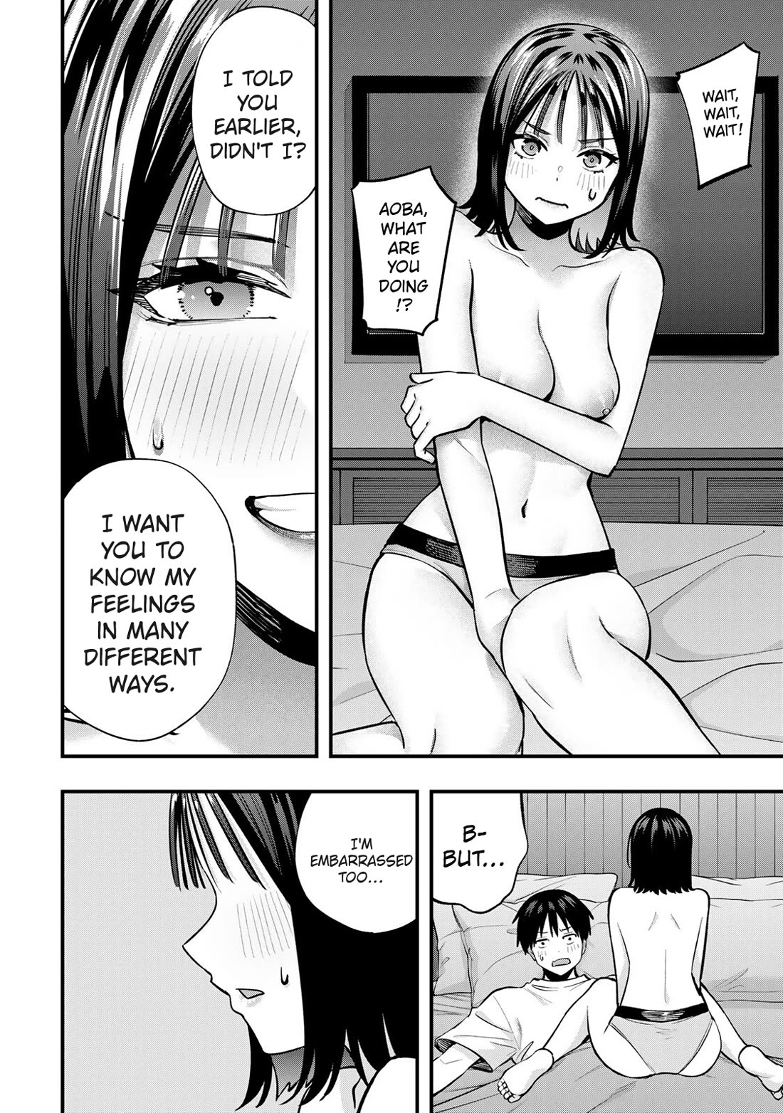 Sawaranaide Kotesashi-kun Chapter 96 page 8 - Chapter 96: Aoba-chan and Kouyou-kun's double date (5)