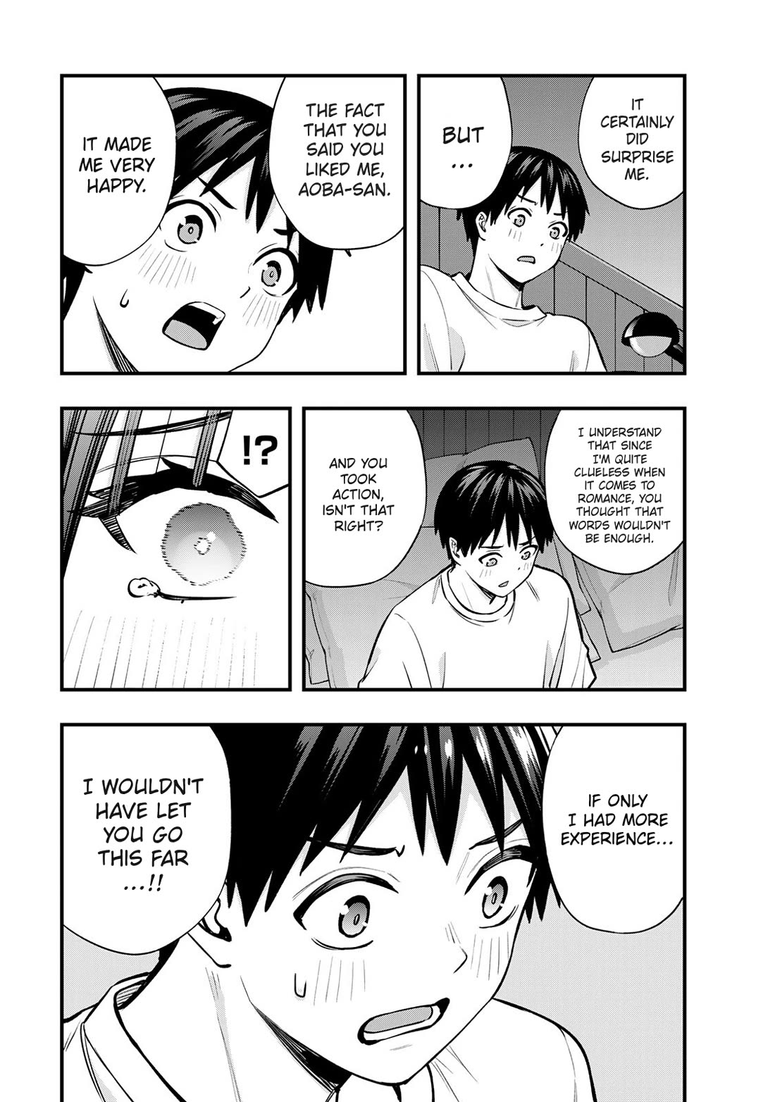 Sawaranaide Kotesashi-kun Chapter 97 page 14 - Chapter 97: Aoba-chan and Kouyou-kun's double date (6)