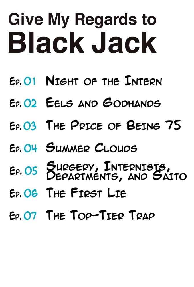 Say Hello to Black Jack Chapter 1 page 2 - Chapter 1