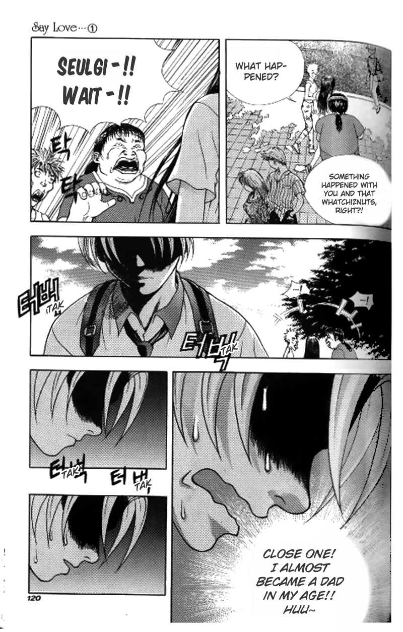 Say Love Chapter 5.2 page 17 - Chapter 5 v2 : 5th Love - Cloudy, Then Fine