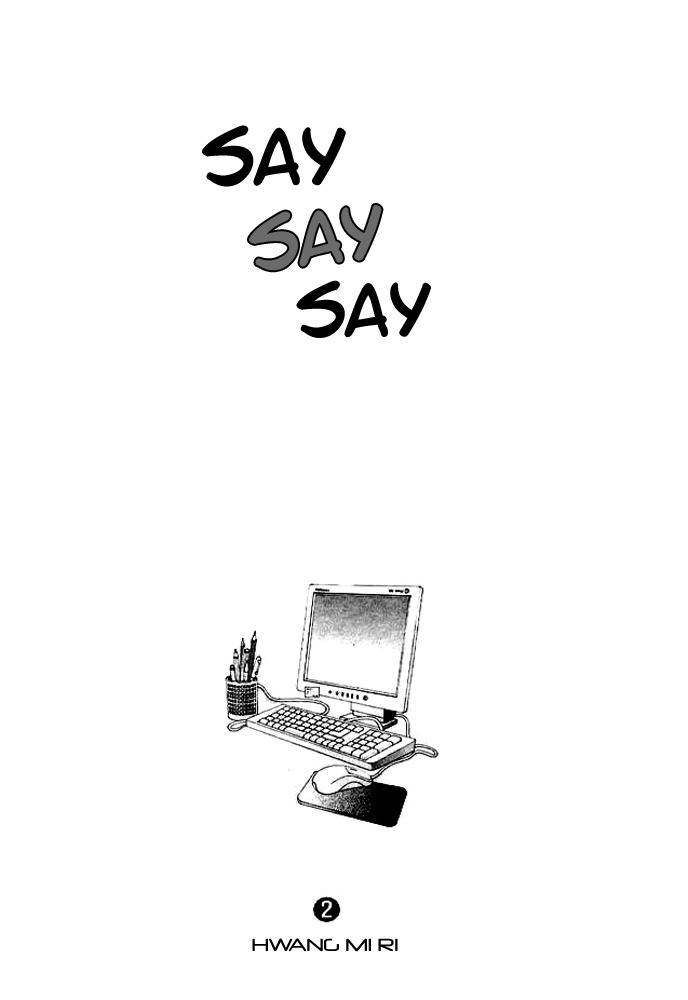 Say Say Say (HWANG Mi Ri) Chapter 6 page 3 - Chapter 6