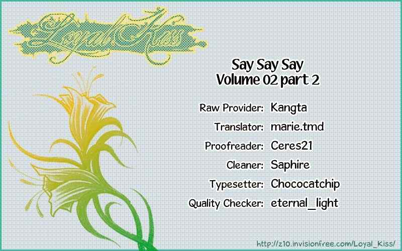 Say Say Say (HWANG Mi Ri) Chapter 7 page 1 - Chapter 7