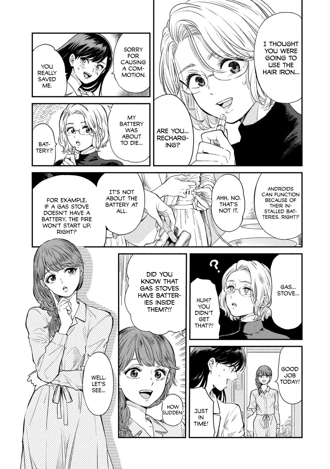 Say Thank You Chapter 3 page 5 - Chapter 3: Next to You ~Side Human~