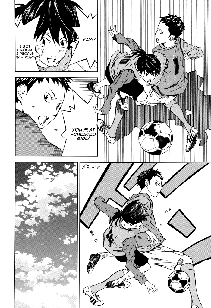 Sayonara Football Chapter 1.2 page 13 - Chapter 1 v2 : The Entry of an Unmanageable Woman