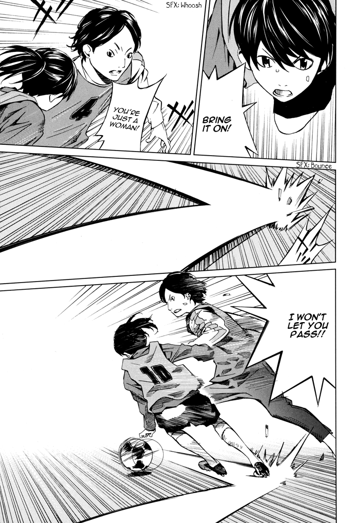 Sayonara Football Chapter 1.2 page 8 - Chapter 1 v2 : The Entry of an Unmanageable Woman