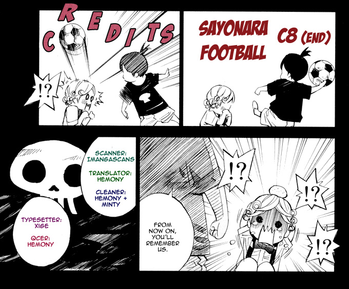 Sayonara Football Chapter 8.2 page 1 - Chapter 8 v2 : What's Left Behind [End]