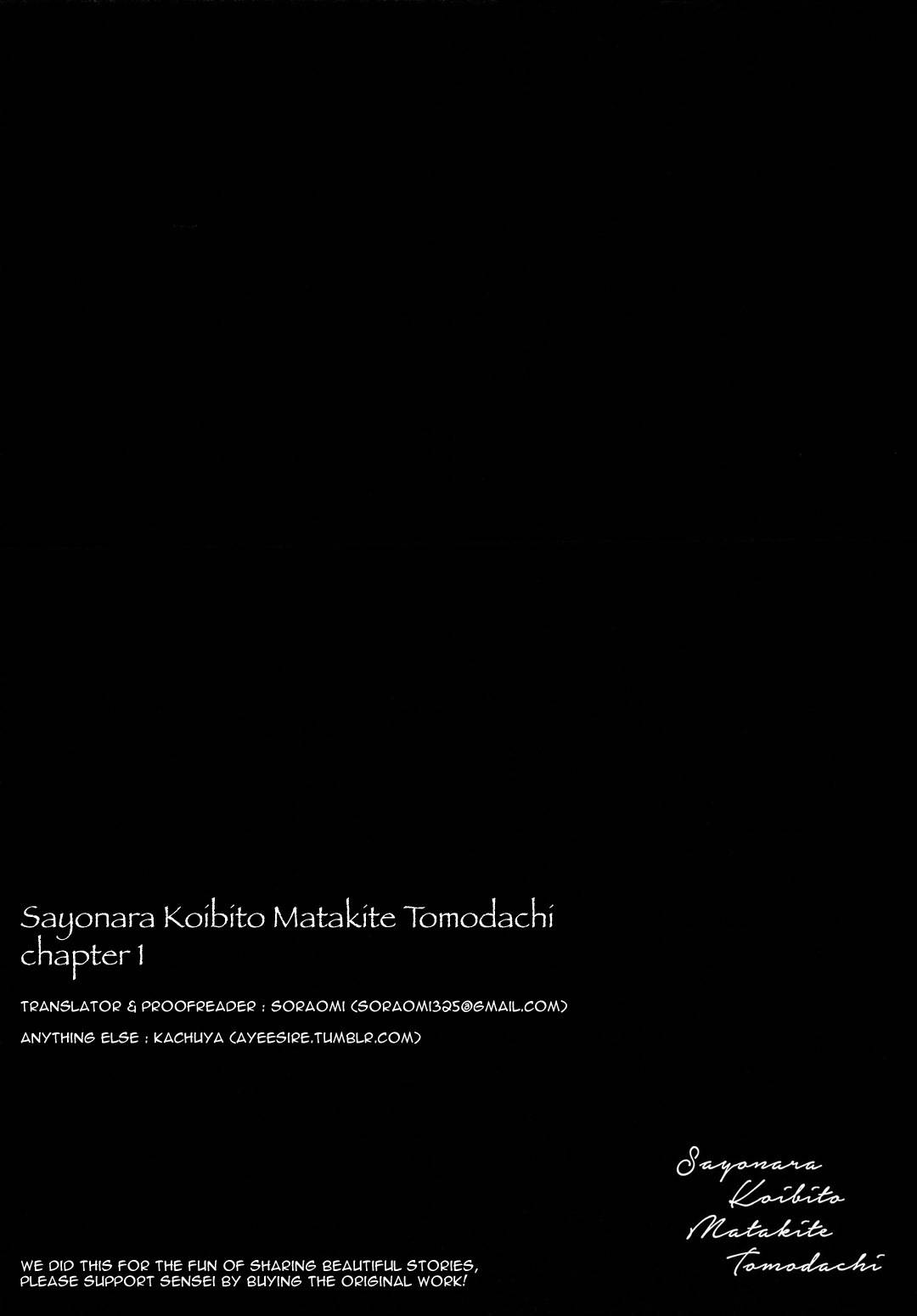 Sayonara Koibito, Mata Kite Tomodachi Chapter 1 page 39 - Chapter 1