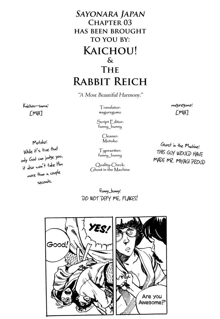 Sayonara Nippon Chapter 3 page 25 - Chapter 3 : Sayonara Japan - II