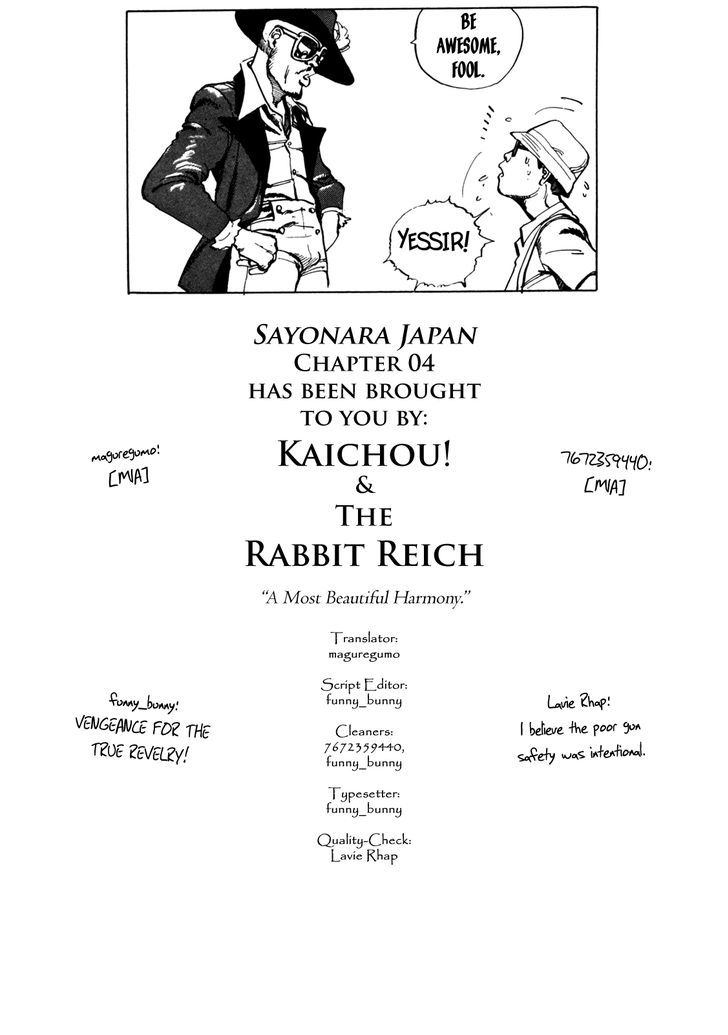 Sayonara Nippon Chapter 4 page 25 - Chapter 4 : Sayonara Japan - III