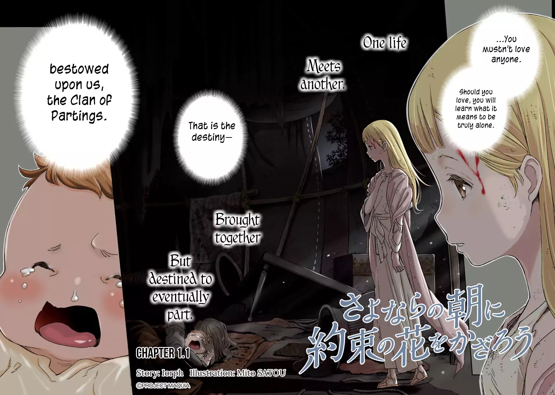 Sayonara no Asa ni Yakusoku no Hana wo Kazarou Chapter 1.1 page 4 - Chapter 1.1