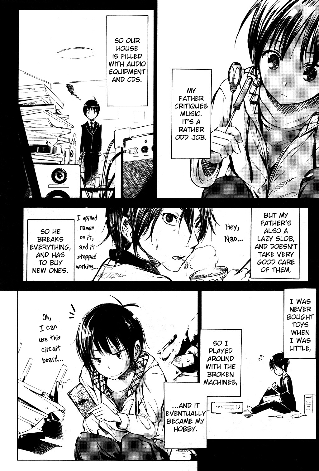 Sayonara Piano Sonata Chapter 1 page 5 - Chapter 1: The Shop at the End of the World