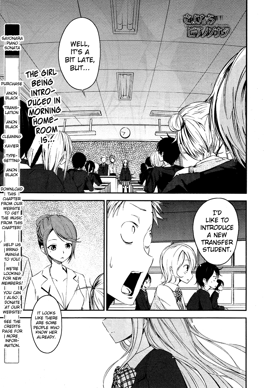 Sayonara Piano Sonata Chapter 2 page 1 - Chapter 2: The Revolutionary Etude