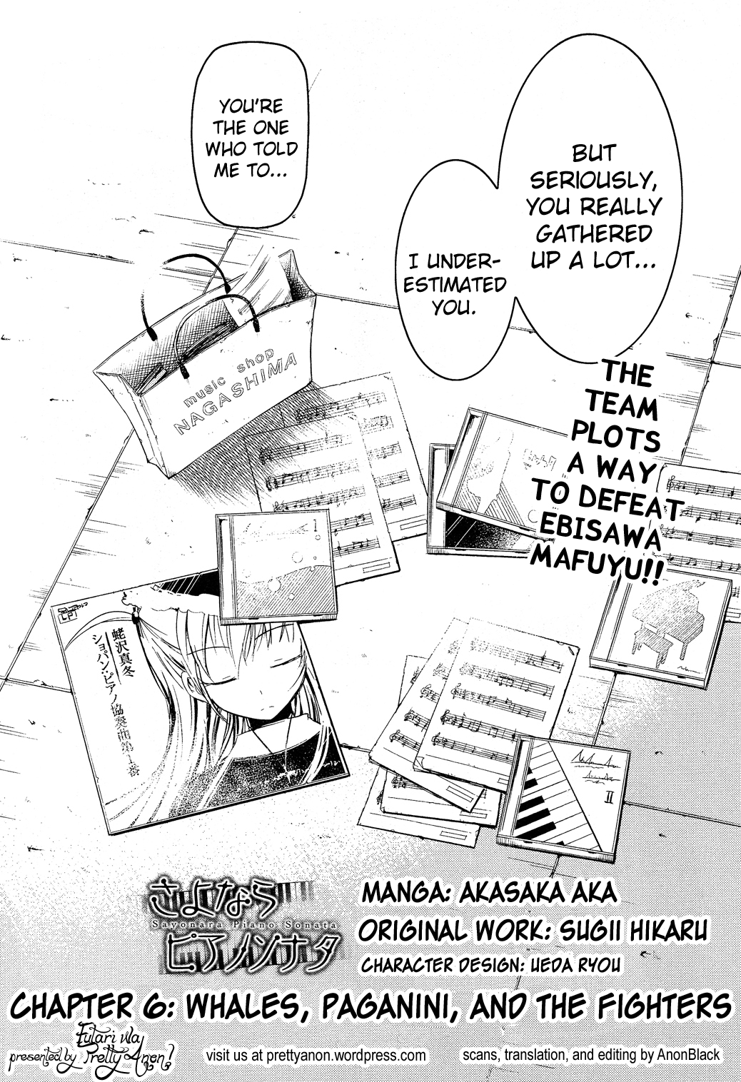 Sayonara Piano Sonata Chapter 6 page 2 - Chapter 6: Whales, Paganini and the Fighters