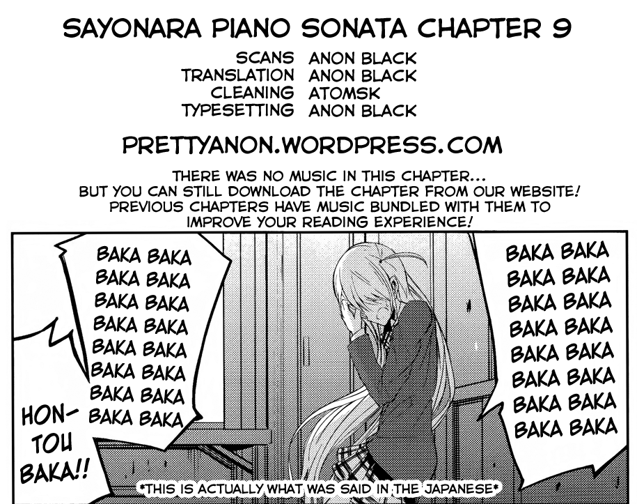 Sayonara Piano Sonata Chapter 9 page 33 - Chapter 9: Preparation and Promises