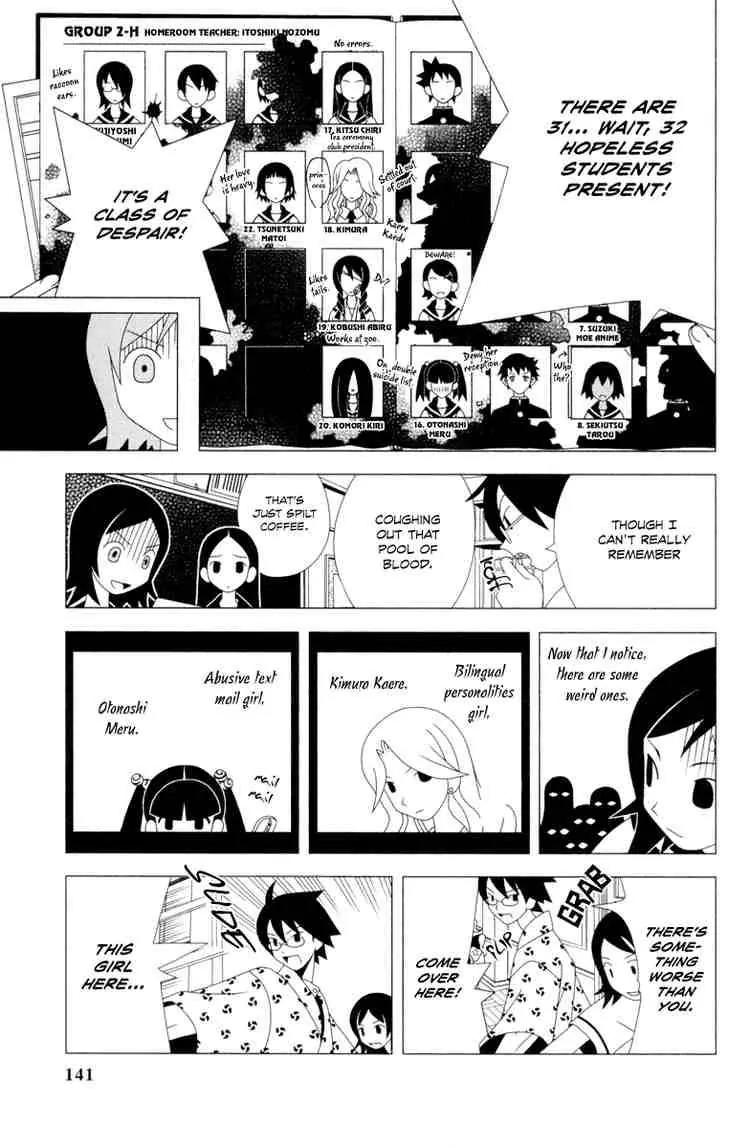Sayonara Zetsubou Sensei Chapter 10 page 14 - Chapter 10 : This Group Is a Class With a Lot Of Problems - Please Accept That Somehow
