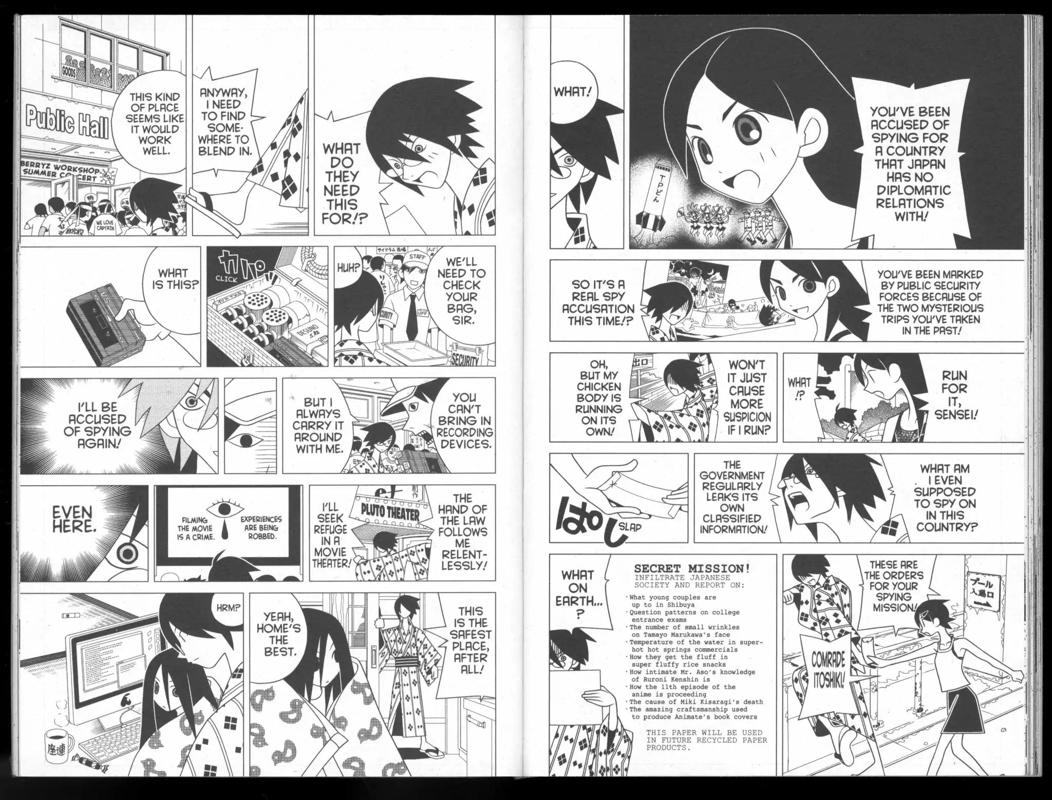 Sayonara Zetsubou Sensei Chapter 107 page 5 - Chapter 107: Spy Nut Pudding