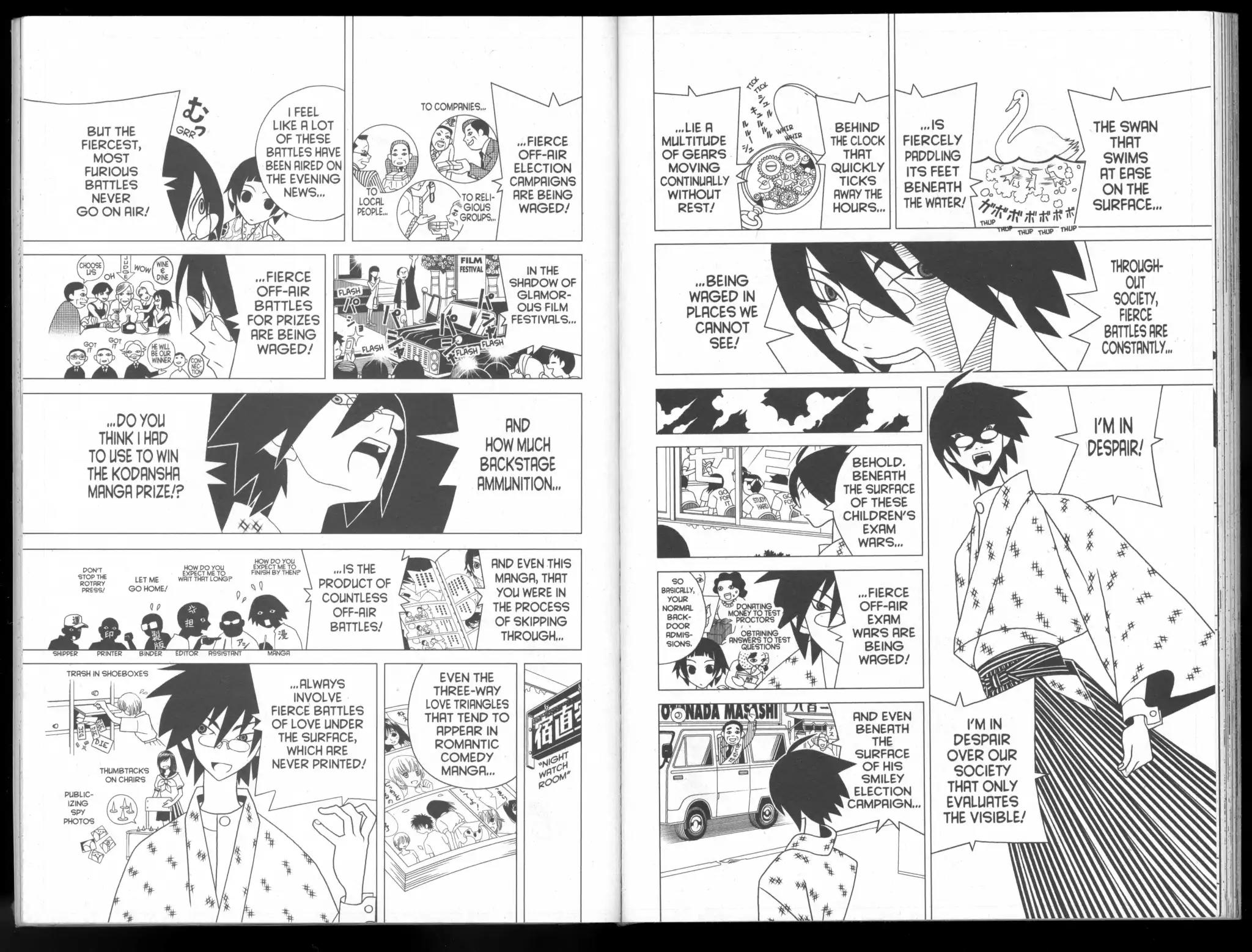 Sayonara Zetsubou Sensei Chapter 109 page 3 - Chapter 109: Banned Abstract