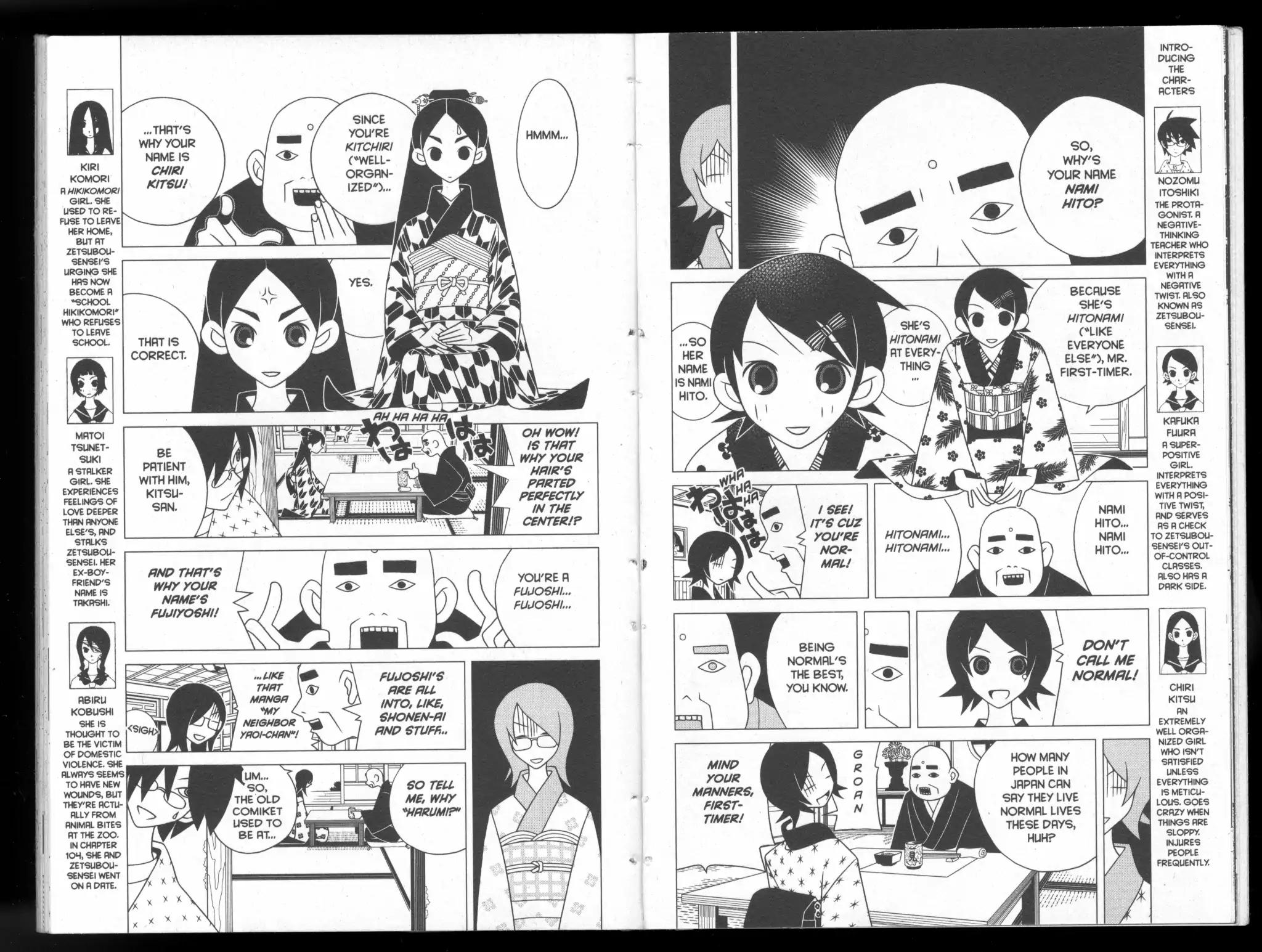 Sayonara Zetsubou Sensei Chapter 111 page 9 - Chapter 111: The First-Timer Condition
