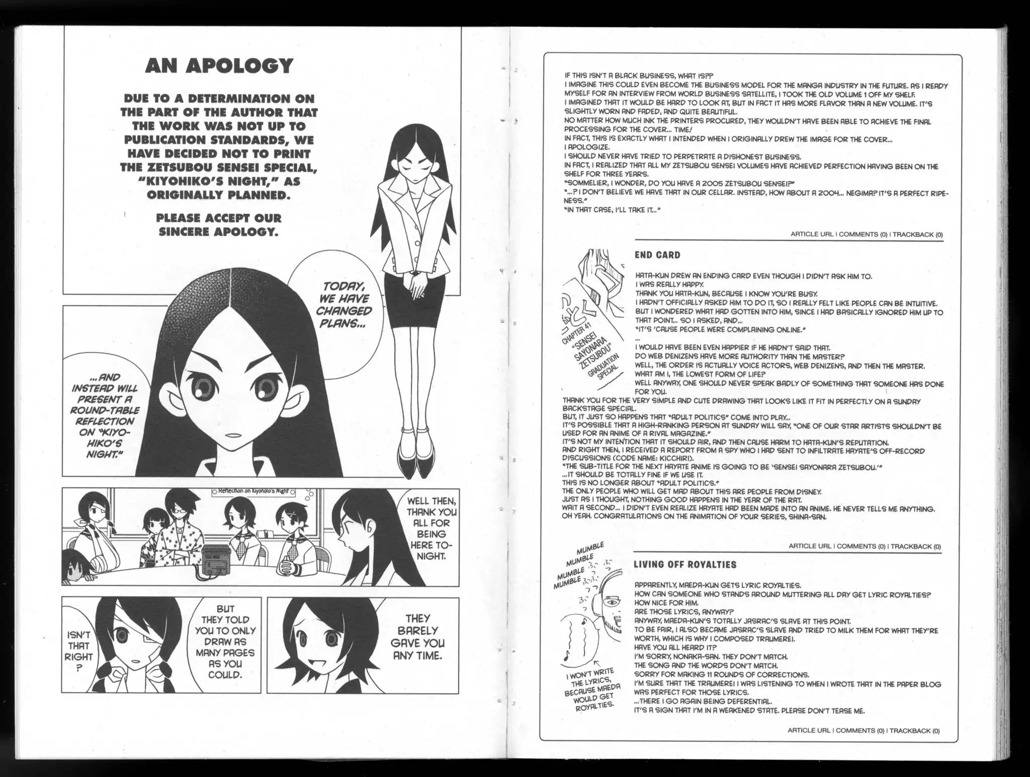 Sayonara Zetsubou Sensei Chapter 120 page 12 - Chapter 120: One Thousand And One Christmases