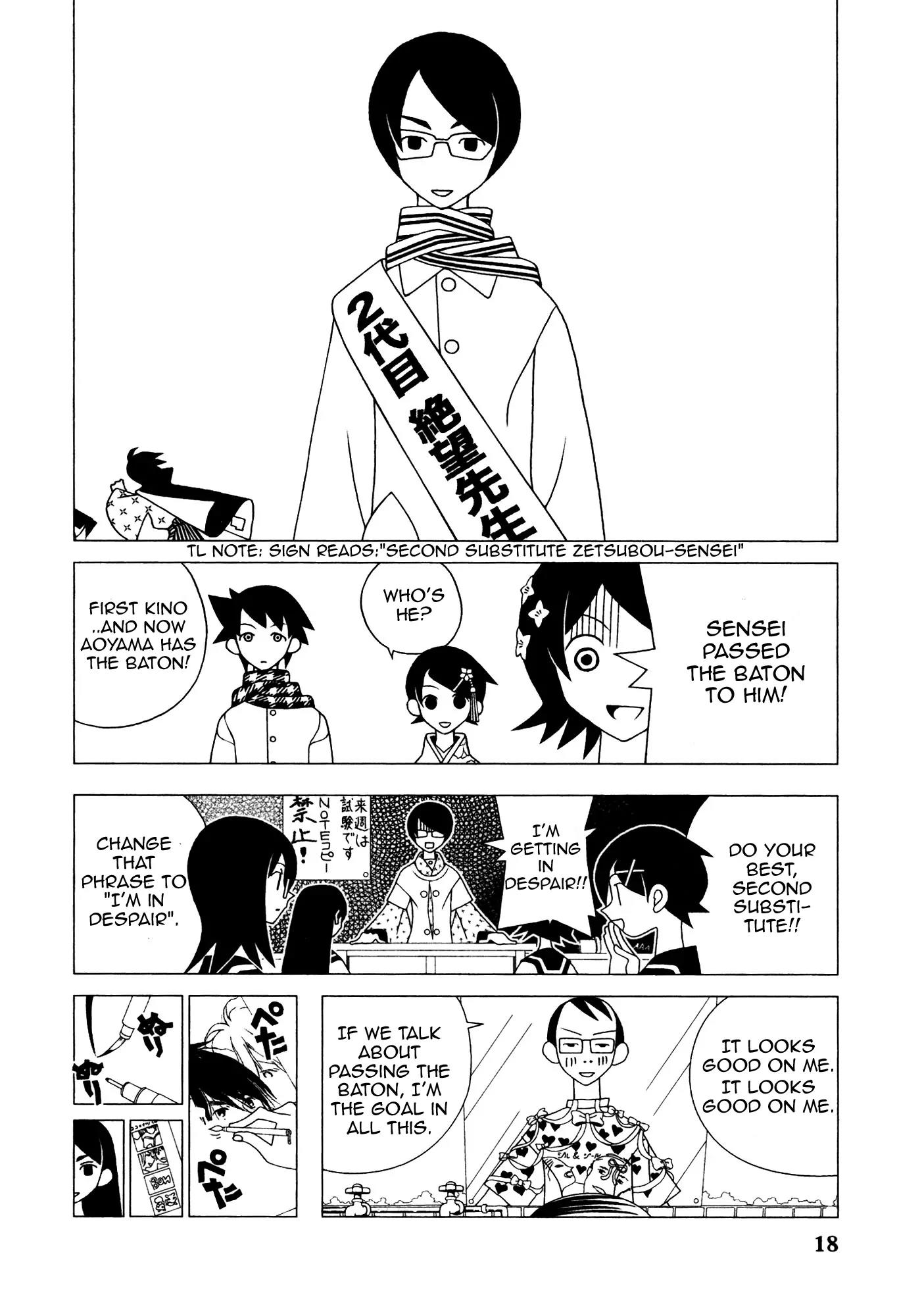 Sayonara Zetsubou Sensei Chapter 121 page 12 - Chapter 121 : Individualism Delivery