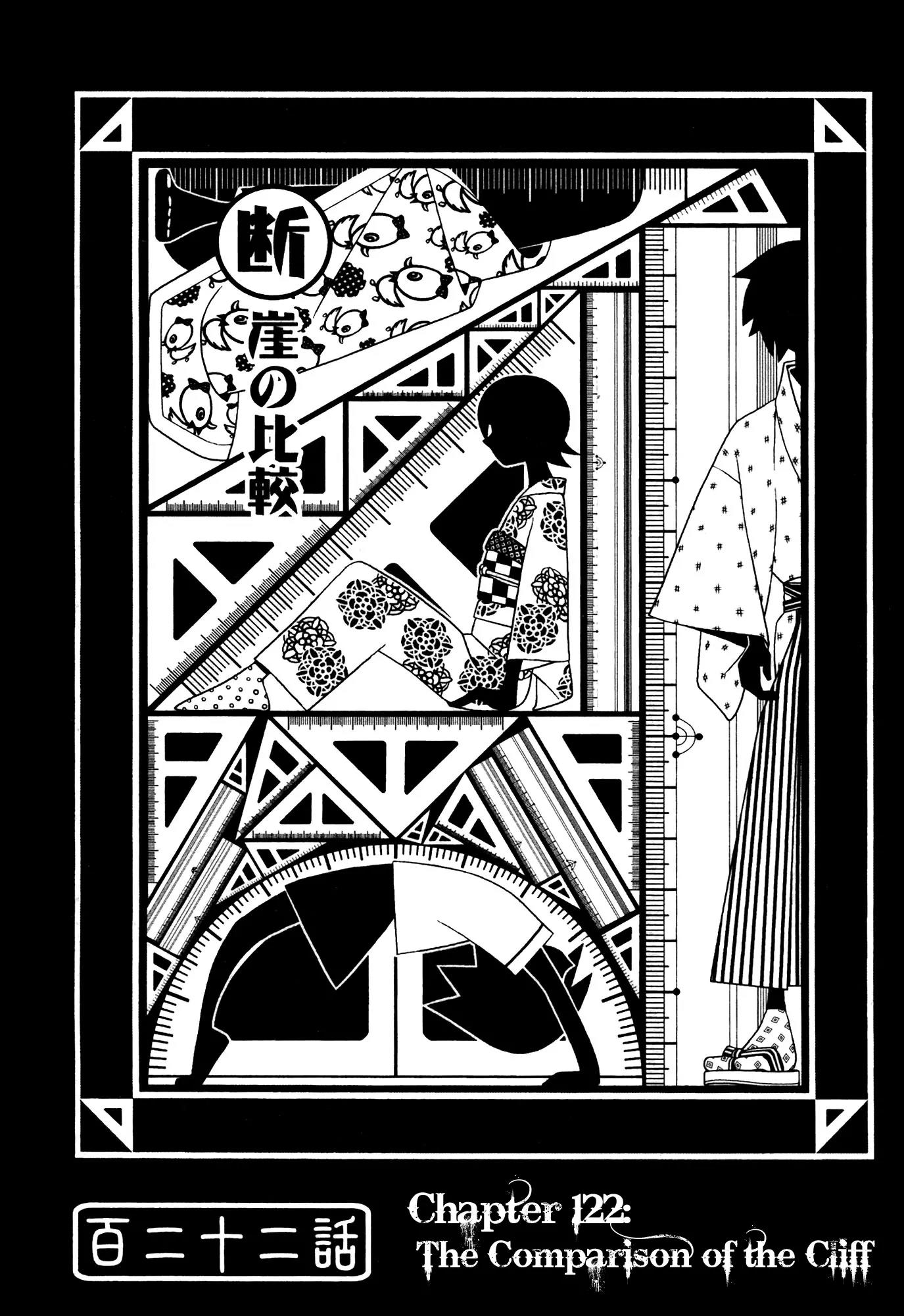 Sayonara Zetsubou Sensei Chapter 122 page 1 - Chapter 122 : The comparison of the Cliff