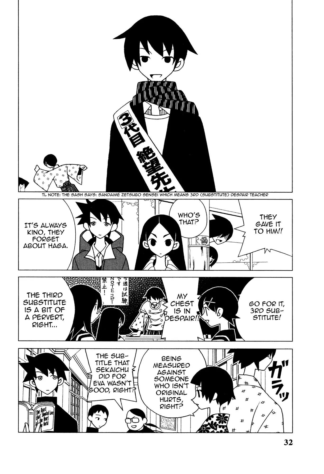 Sayonara Zetsubou Sensei Chapter 122 page 13 - Chapter 122 : The comparison of the Cliff