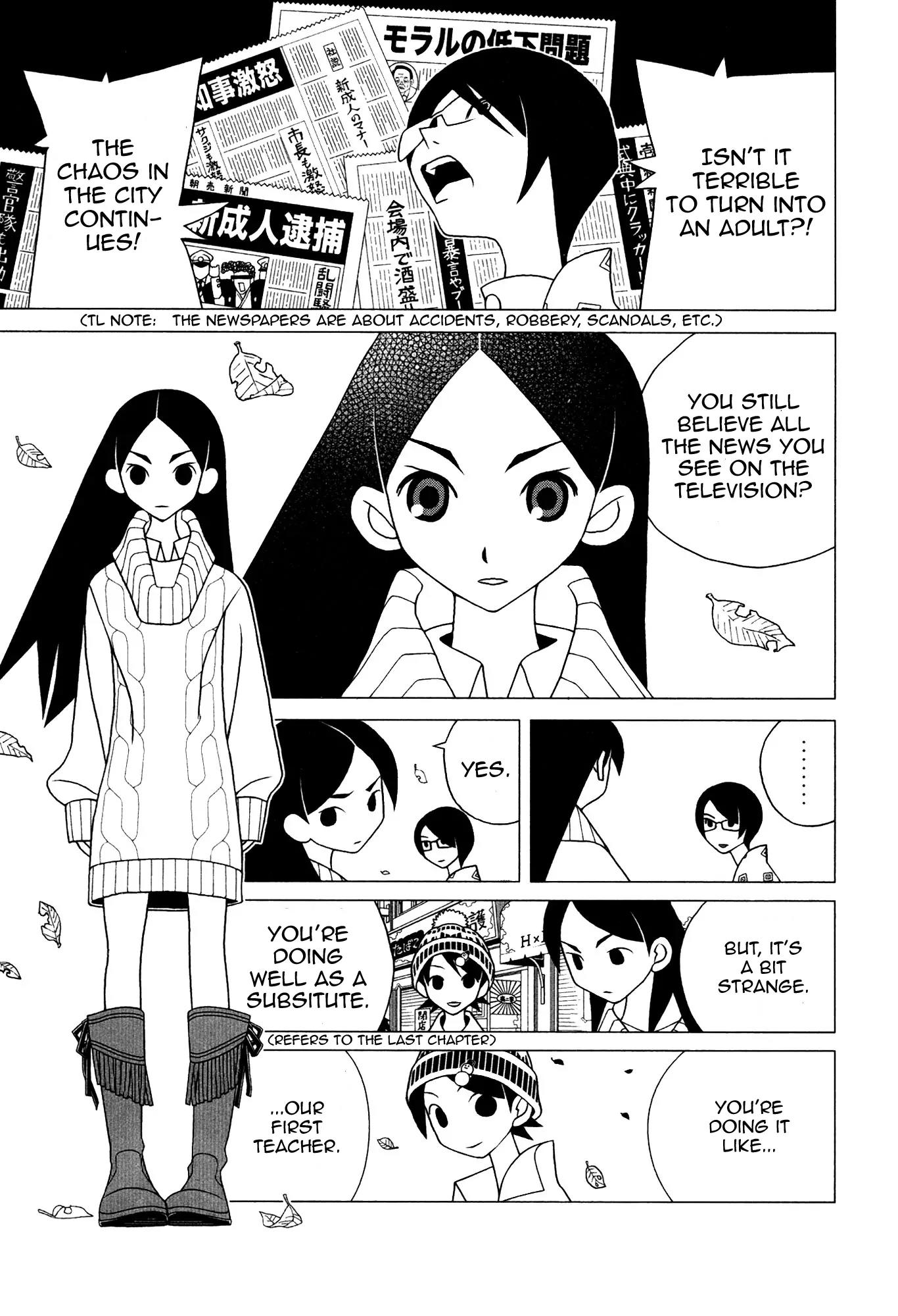Sayonara Zetsubou Sensei Chapter 122 page 4 - Chapter 122 : The comparison of the Cliff