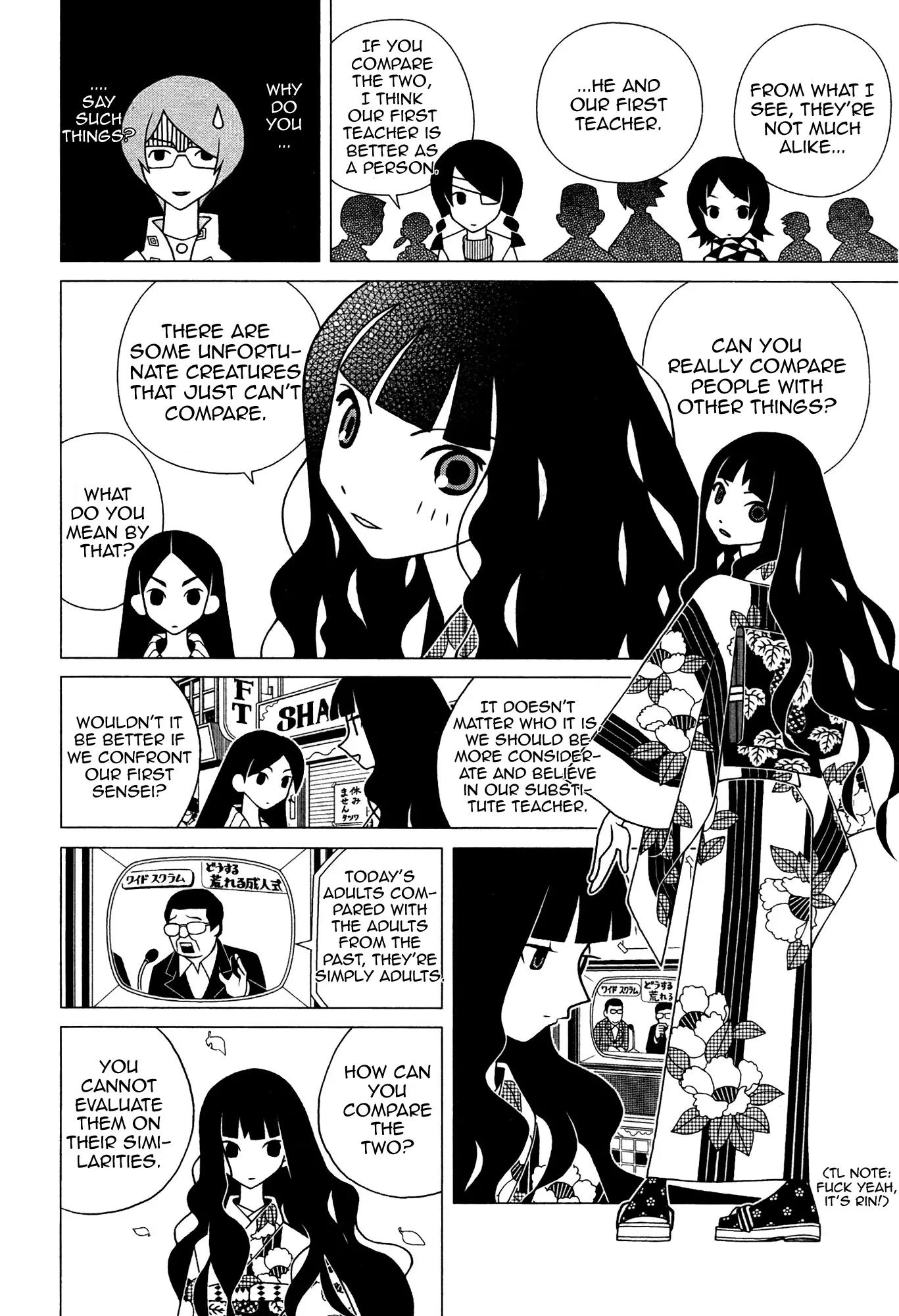 Sayonara Zetsubou Sensei Chapter 122 page 5 - Chapter 122 : The comparison of the Cliff