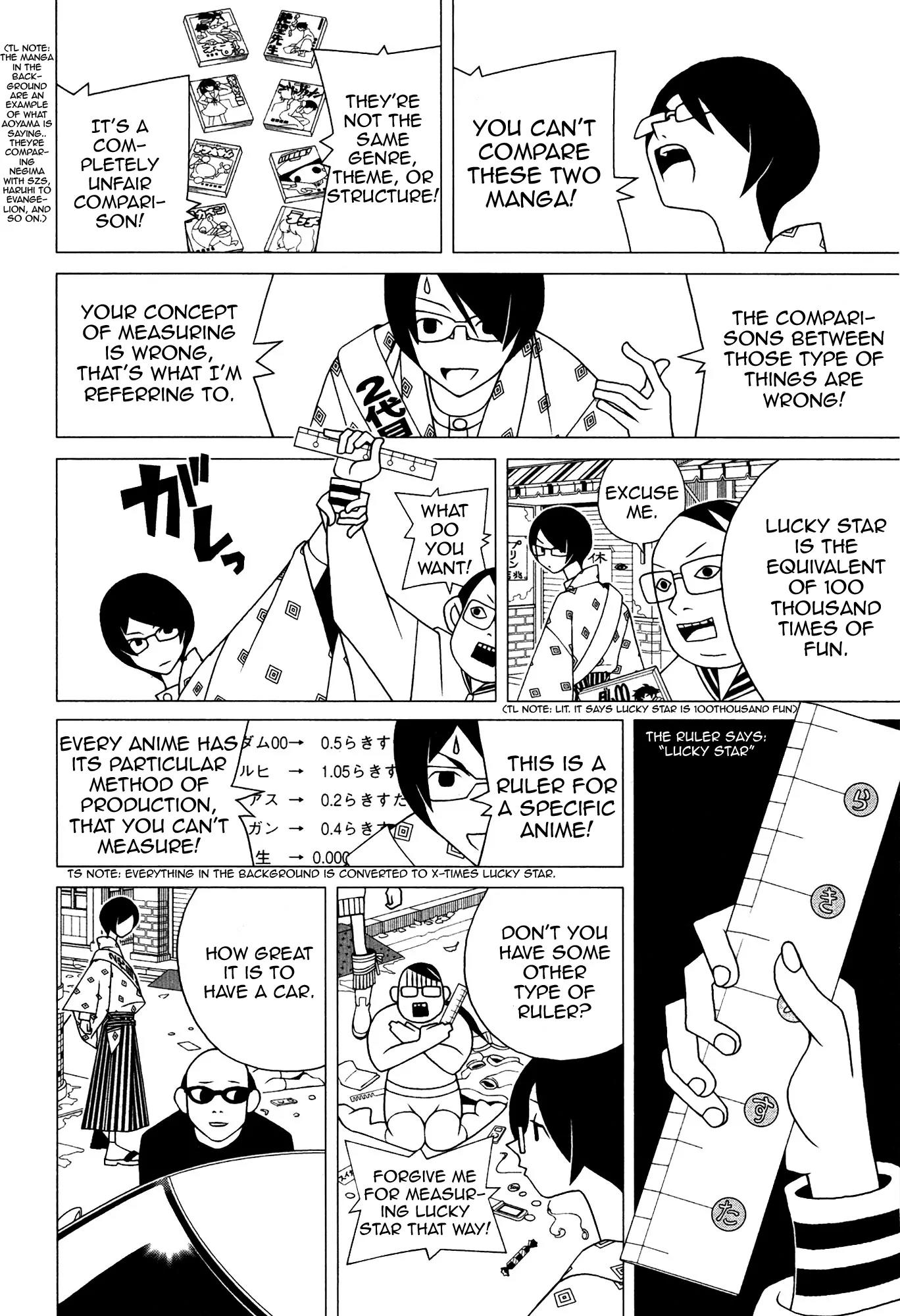 Sayonara Zetsubou Sensei Chapter 122 page 7 - Chapter 122 : The comparison of the Cliff