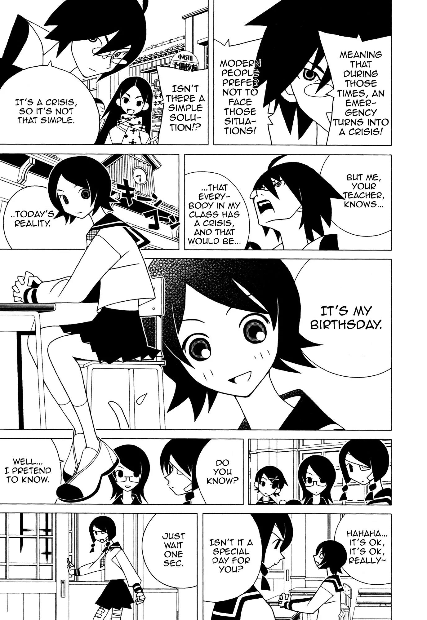Sayonara Zetsubou Sensei Chapter 124 page 4 - Chapter 124 : Crisis Became A Bitch