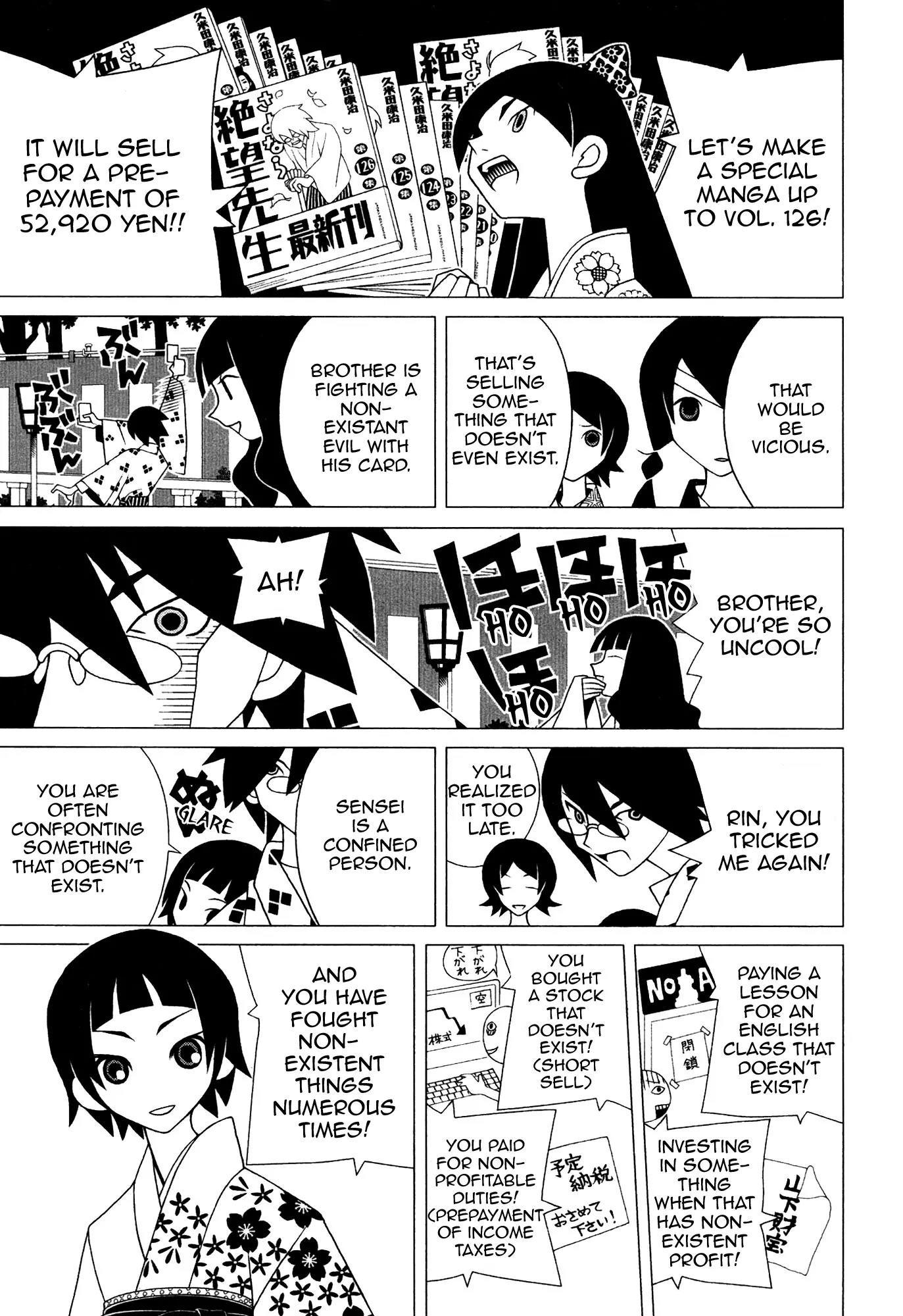 Sayonara Zetsubou Sensei Chapter 125 page 8 - Chapter 125 : The Records Of The East