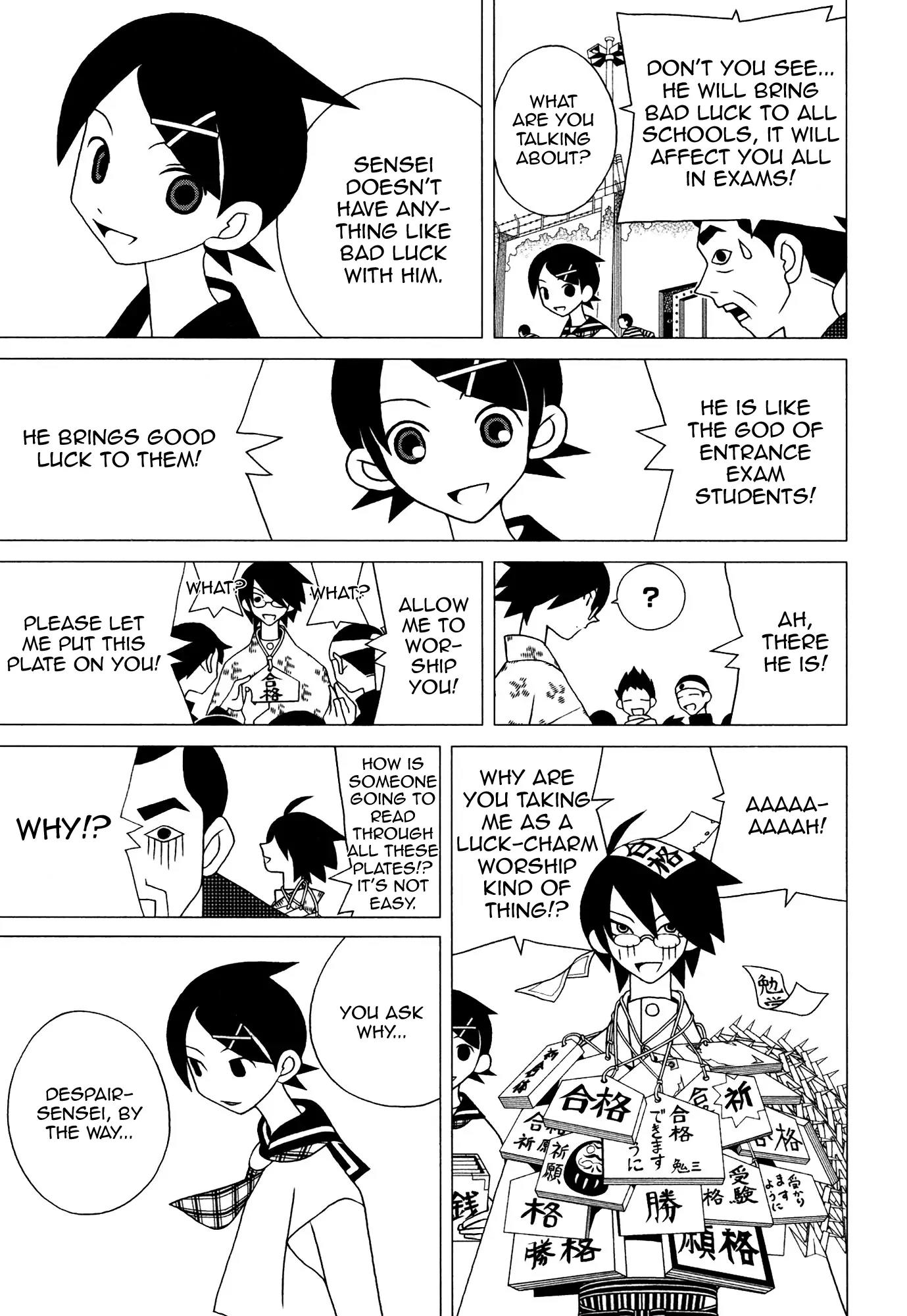 Sayonara Zetsubou Sensei Chapter 127 page 14 - Chapter 127 : The Road to Paradise