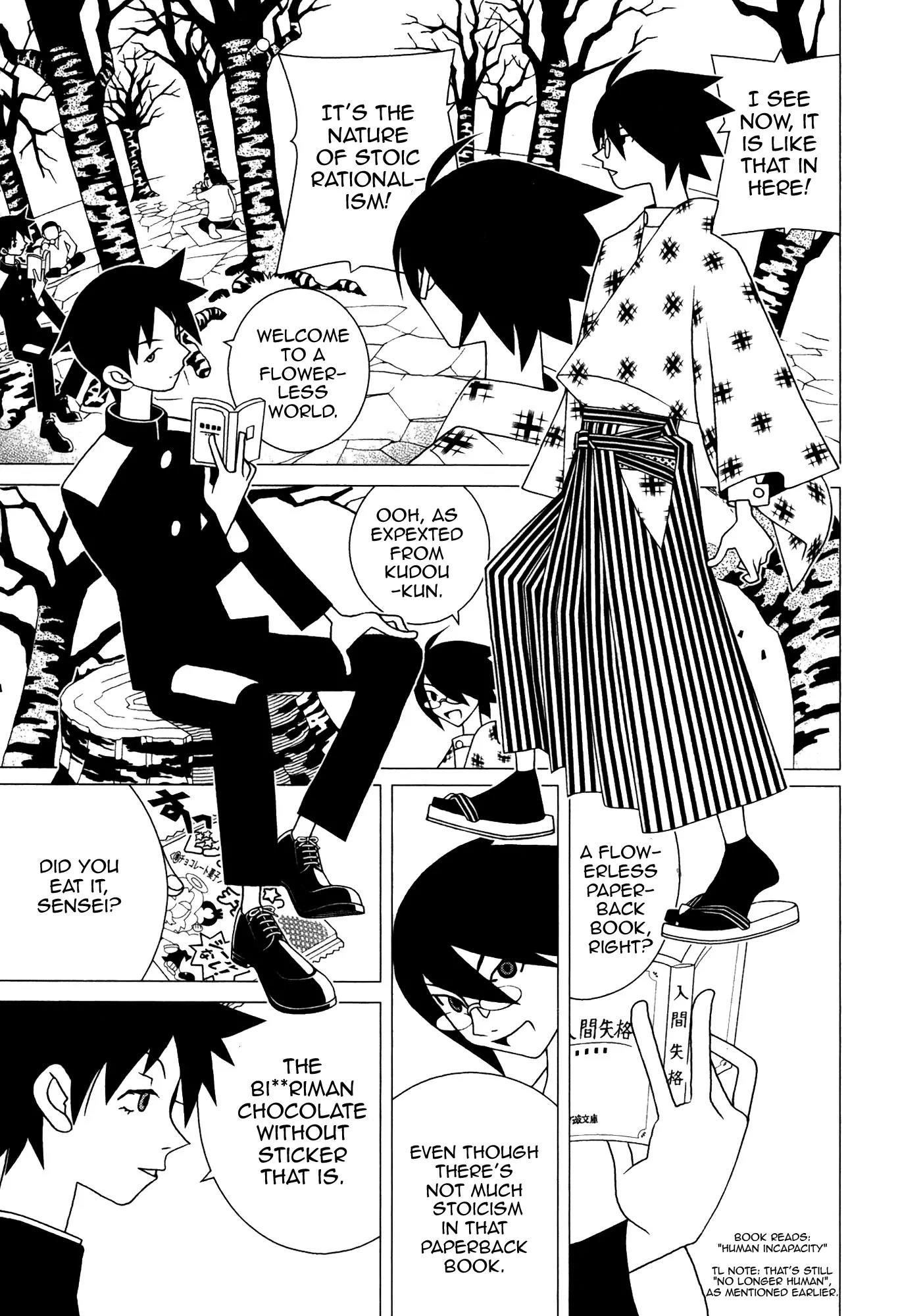 Sayonara Zetsubou Sensei Chapter 131 page 11 - Chapter 131 : The Forest of the Chosen Flower