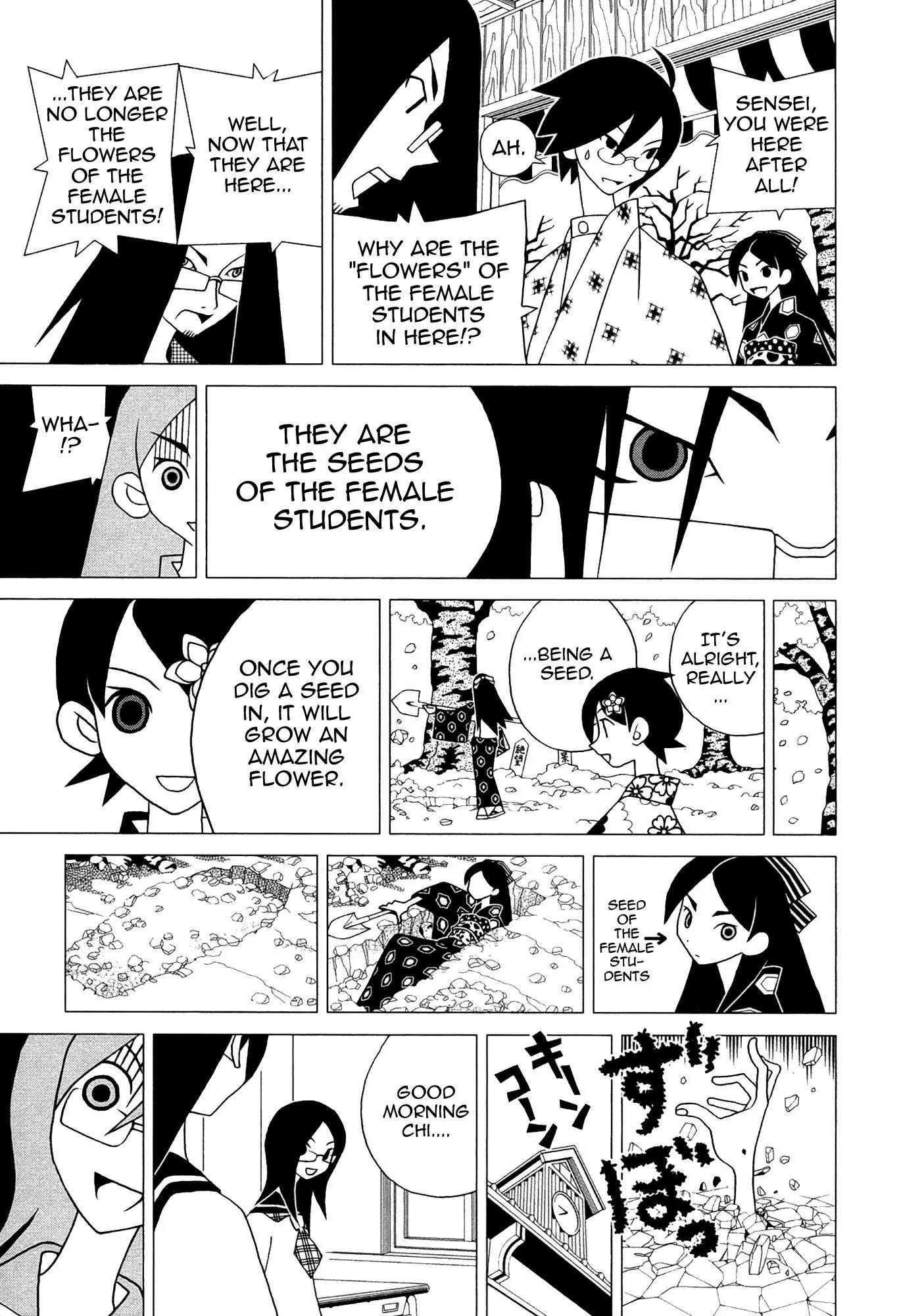 Sayonara Zetsubou Sensei Chapter 131 page 15 - Chapter 131 : The Forest of the Chosen Flower