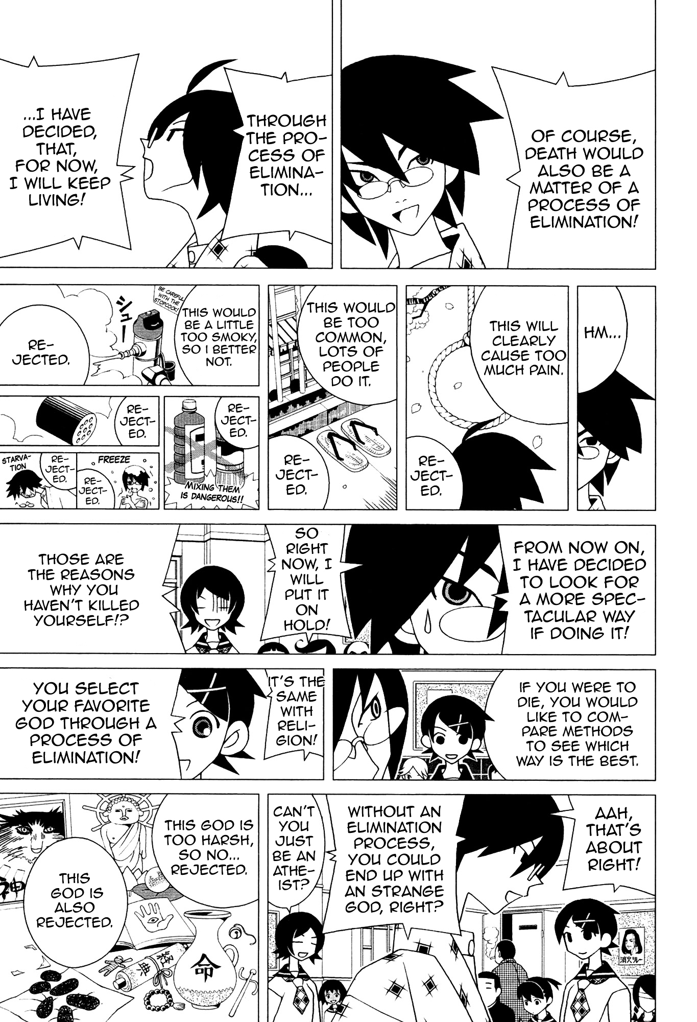 Sayonara Zetsubou Sensei Chapter 135 page 10 - Chapter 135 : 135 - Chapayev and Elimination