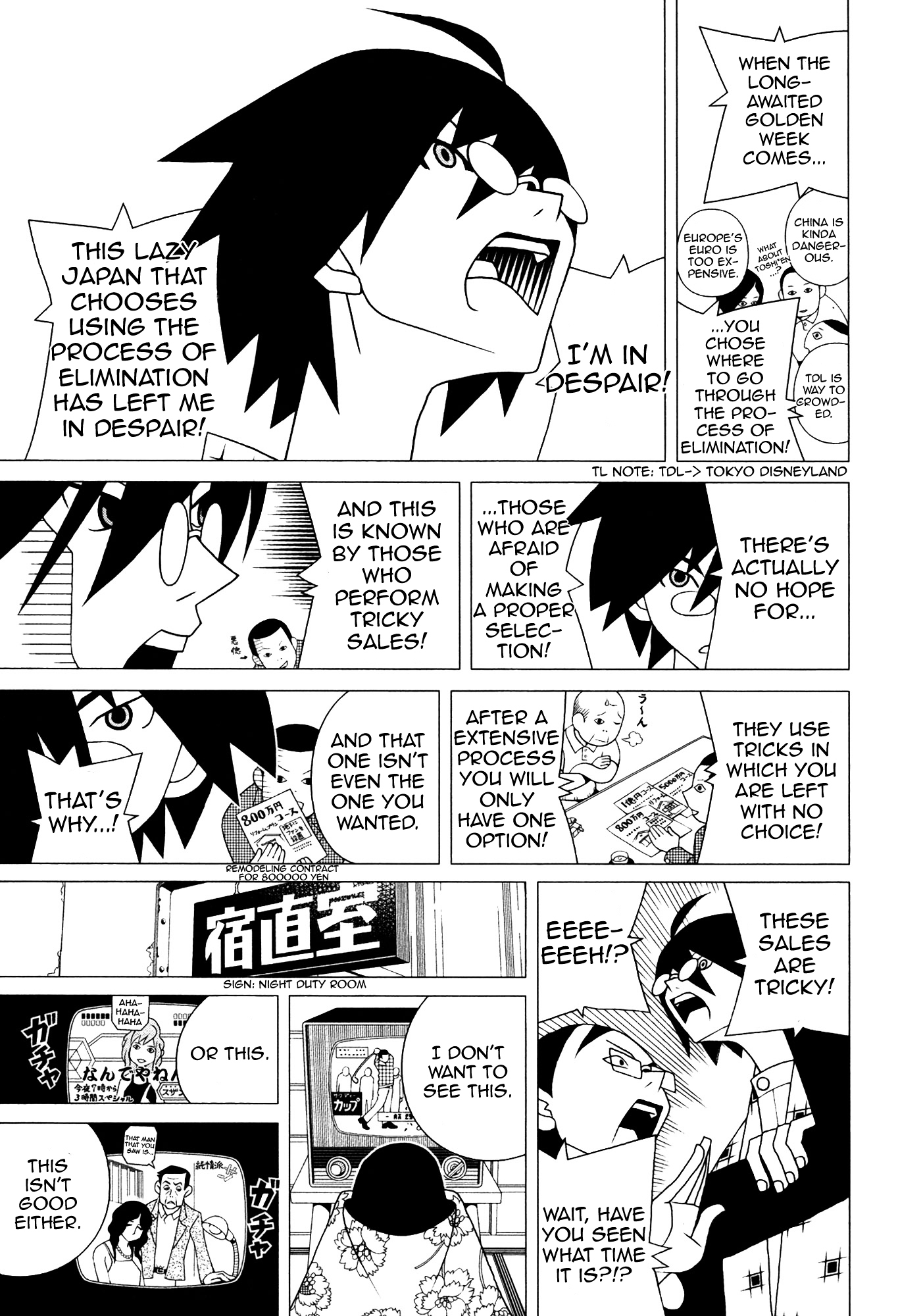Sayonara Zetsubou Sensei Chapter 135 page 6 - Chapter 135 : 135 - Chapayev and Elimination