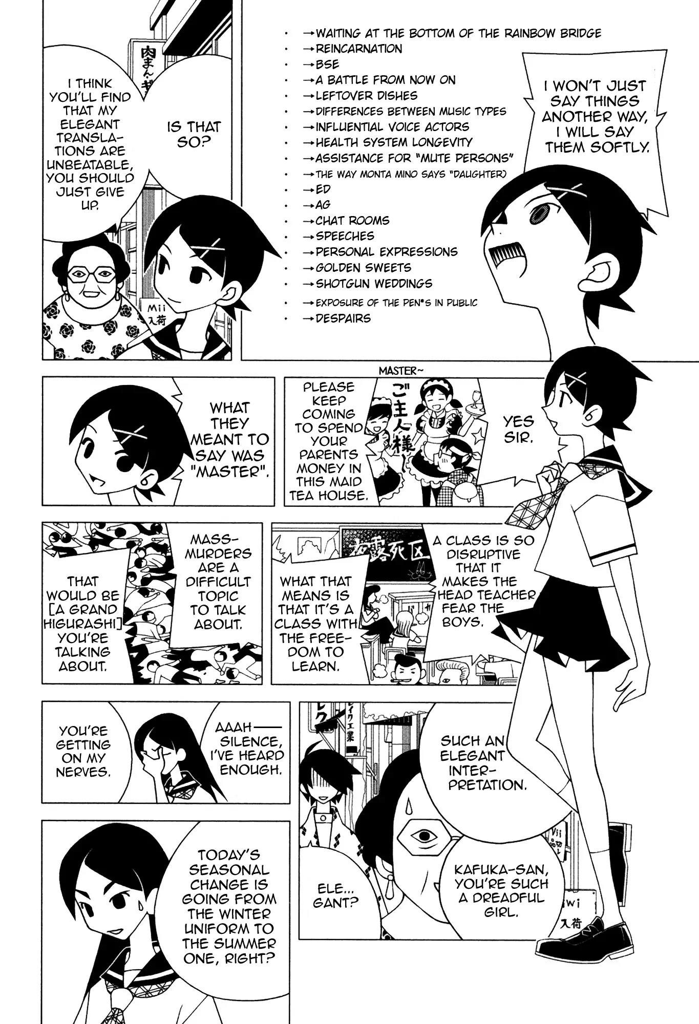 Sayonara Zetsubou Sensei Chapter 140 page 11 - Chapter 140 : A World With Words