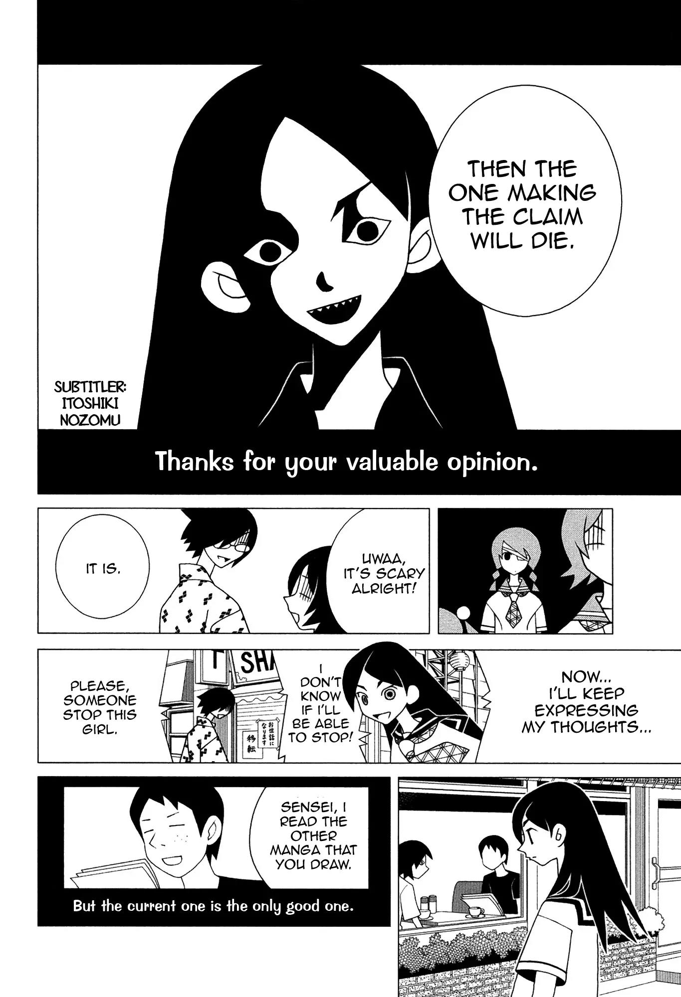 Sayonara Zetsubou Sensei Chapter 140 page 13 - Chapter 140 : A World With Words
