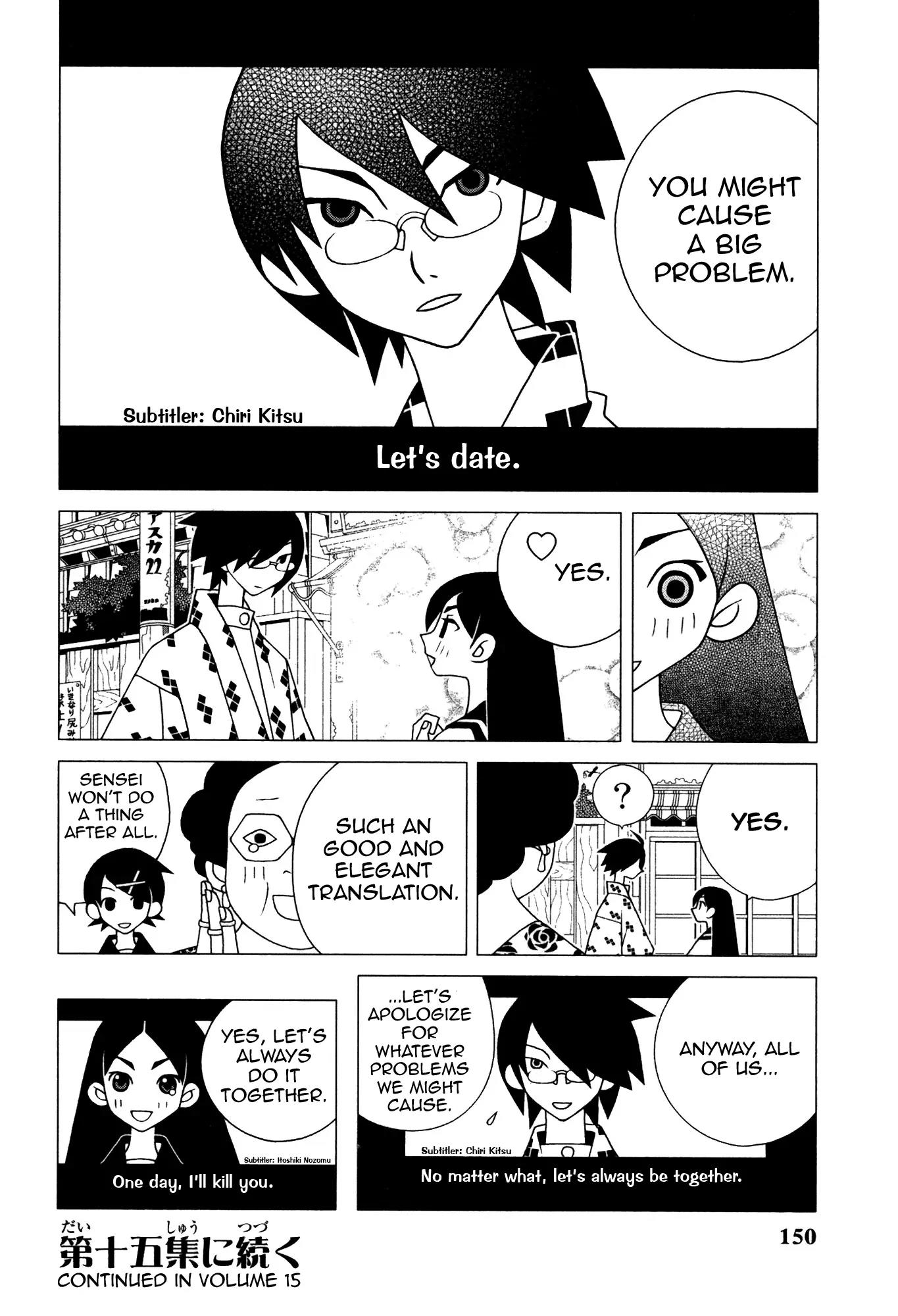 Sayonara Zetsubou Sensei Chapter 140 page 15 - Chapter 140 : A World With Words