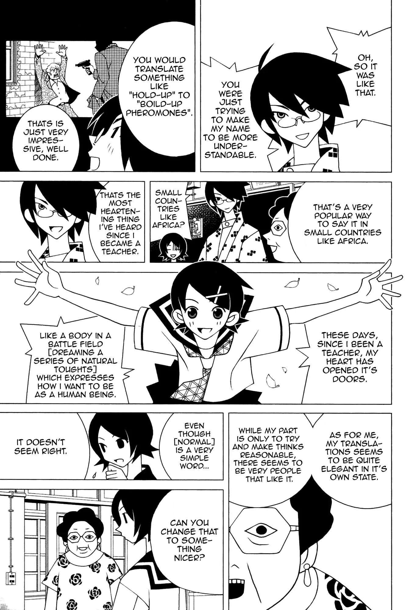 Sayonara Zetsubou Sensei Chapter 140 page 8 - Chapter 140 : A World With Words
