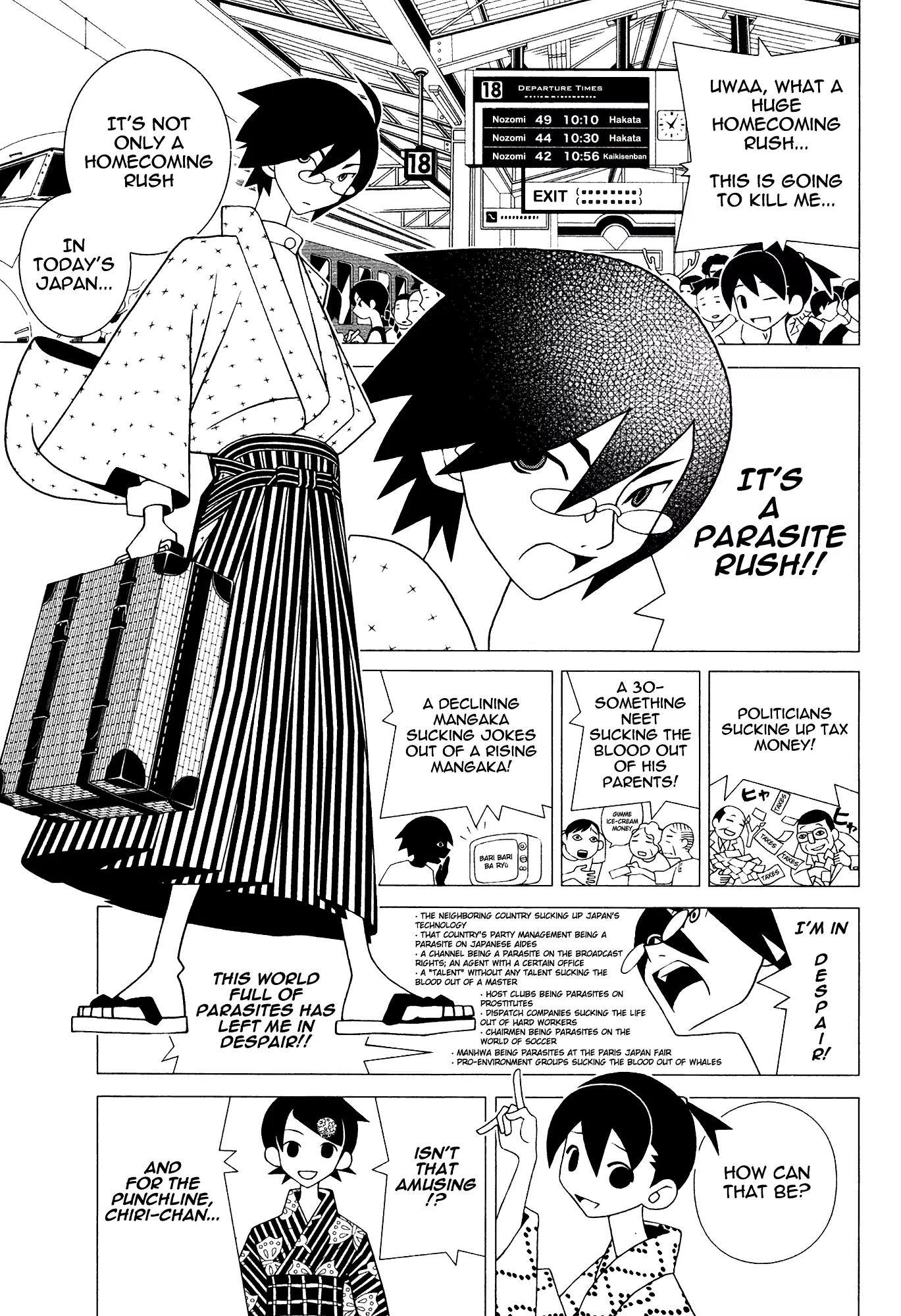 Sayonara Zetsubou Sensei Chapter 149 page 10 - Chapter 149 : Dialog in the Dark
